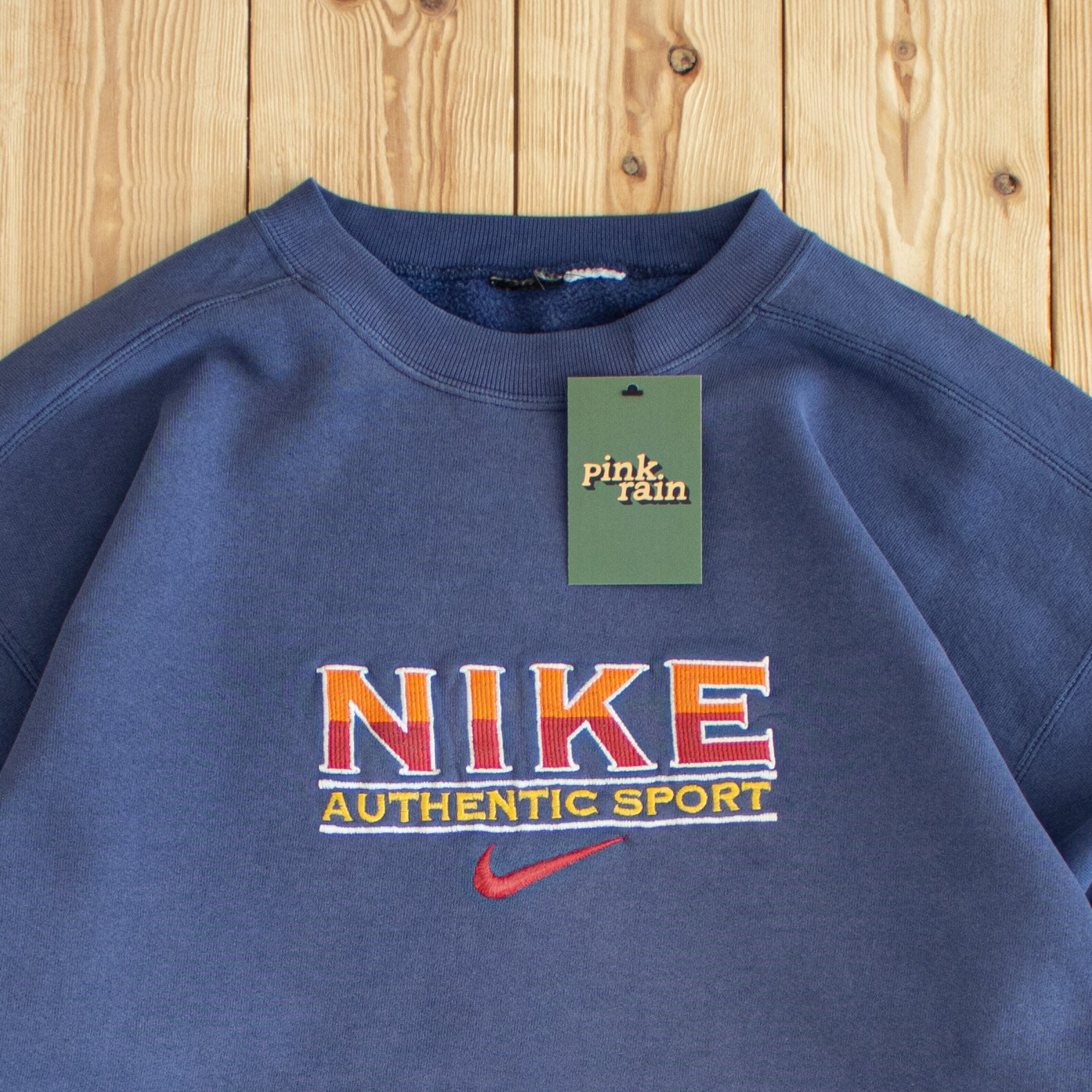 (M/L) Vintage Nike Autentic Sport Embroidered Sweatshirt