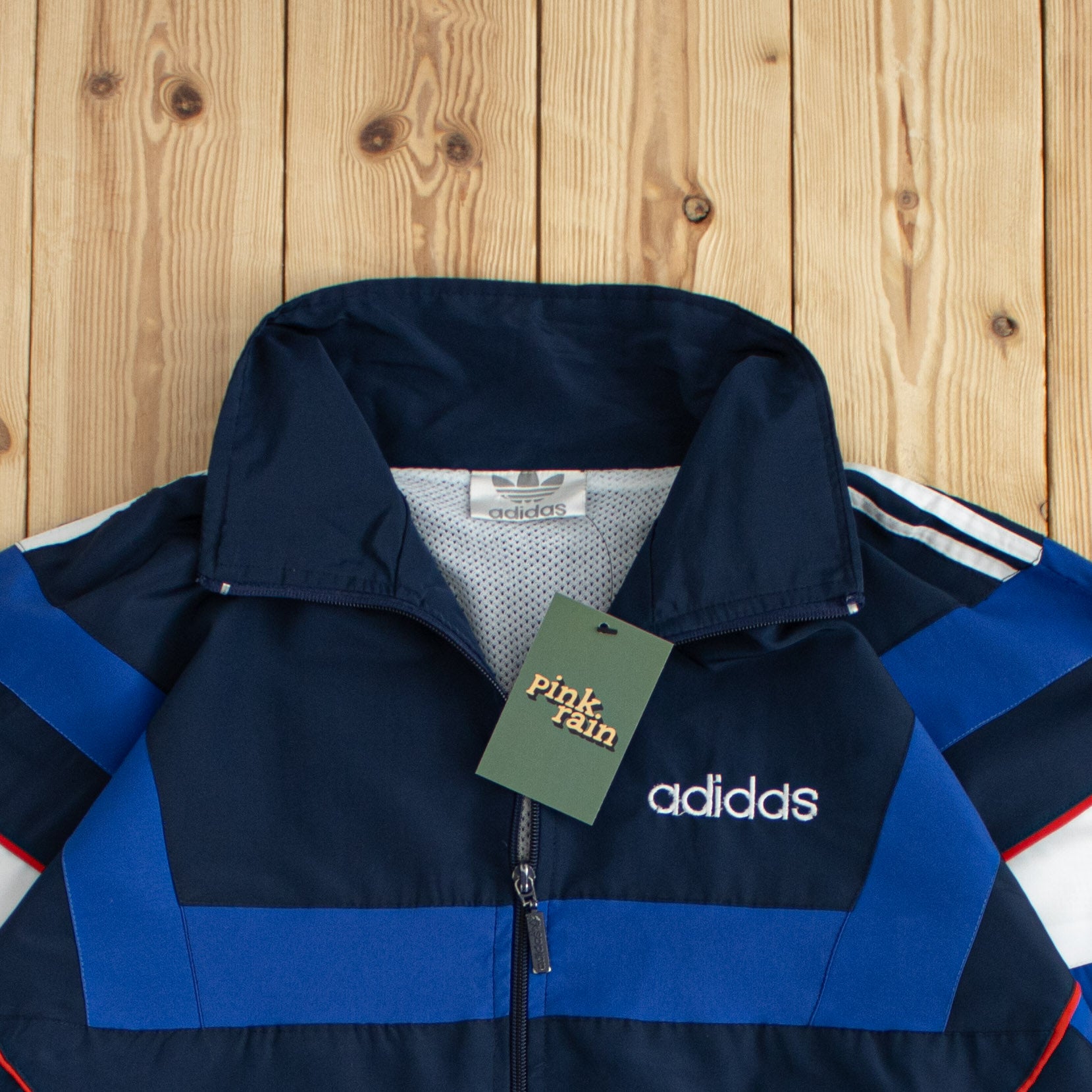 (L) Vintage Adidas Embroidered Jacket