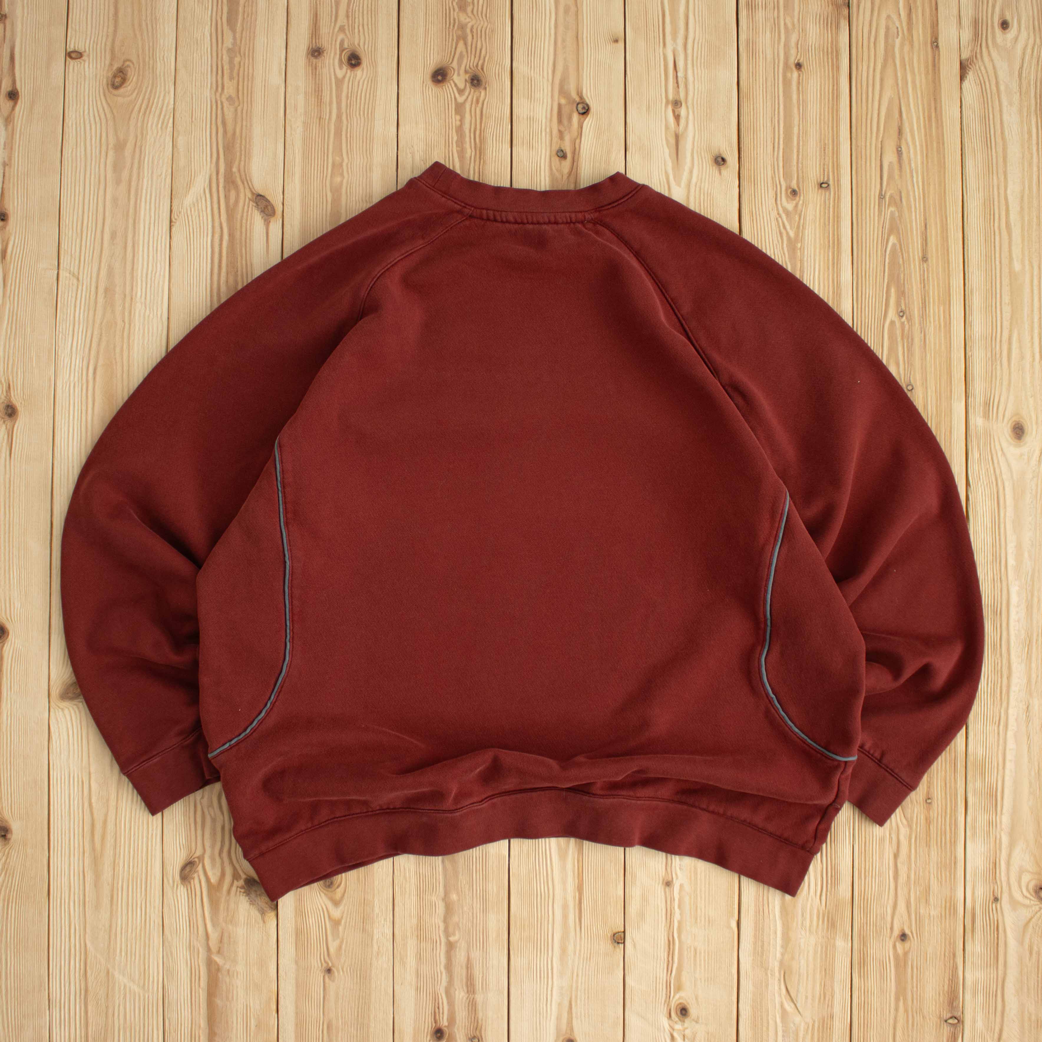 (L/XL) Vintage Nike Swoosh Embroidered Sweatshirt
