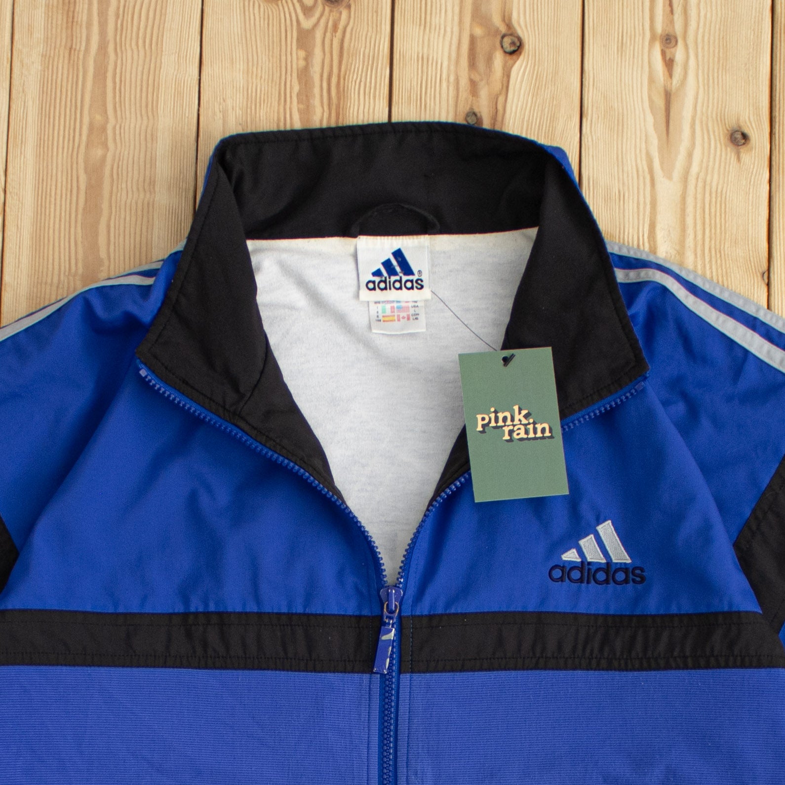 (L/XL) Vintage Adidas Embroidered Jacket