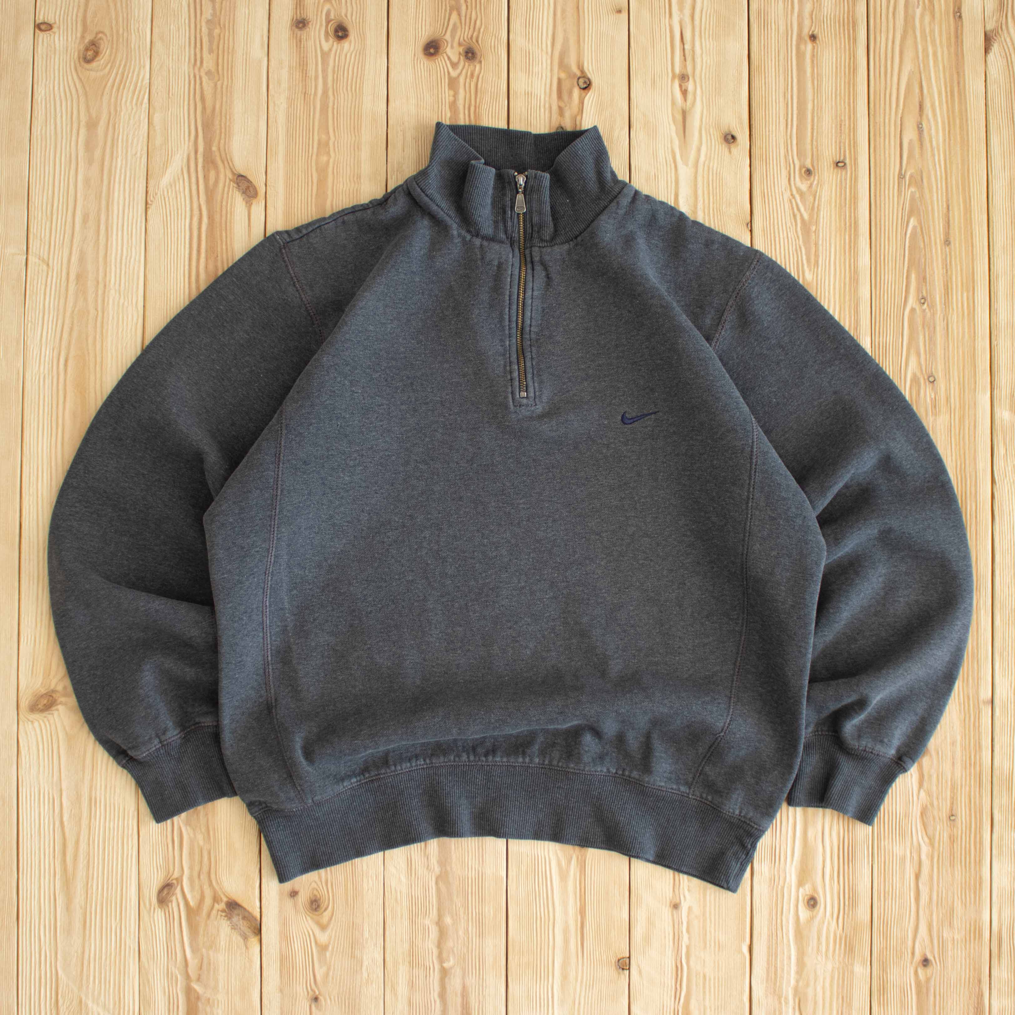 (M) Vintage Nike Essential Embroidered Quarter-Zip