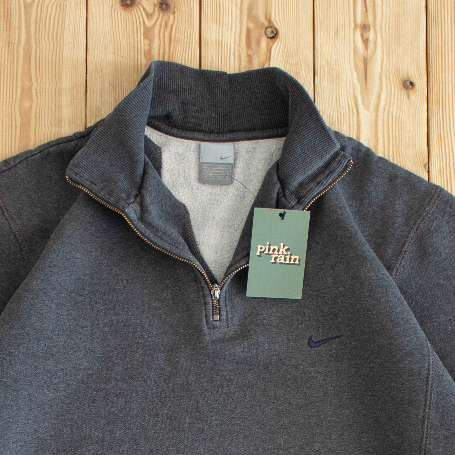 (M) Vintage Nike Essential Embroidered Quarter-Zip