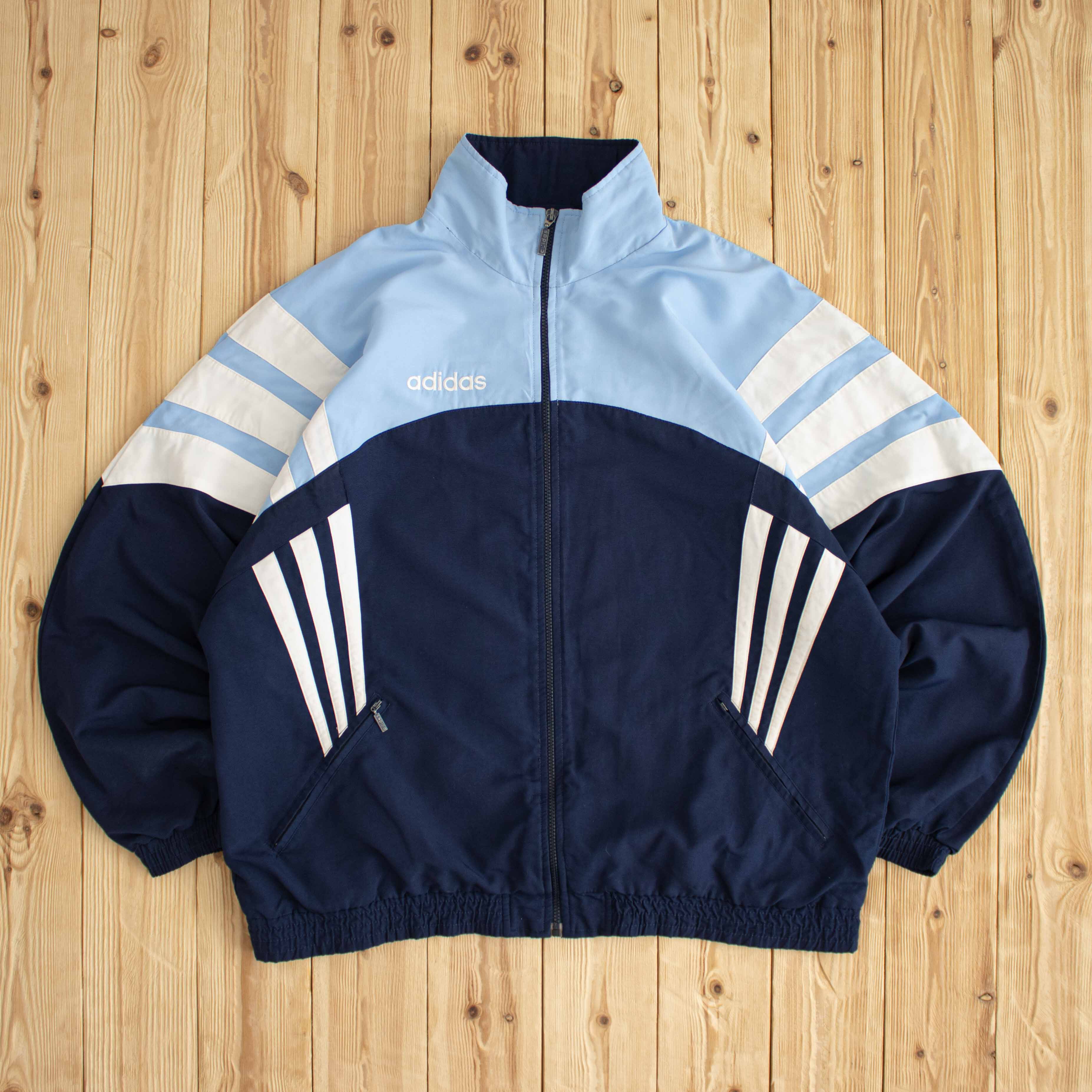 (XL) Vintage Adidas Embroidered Jacket