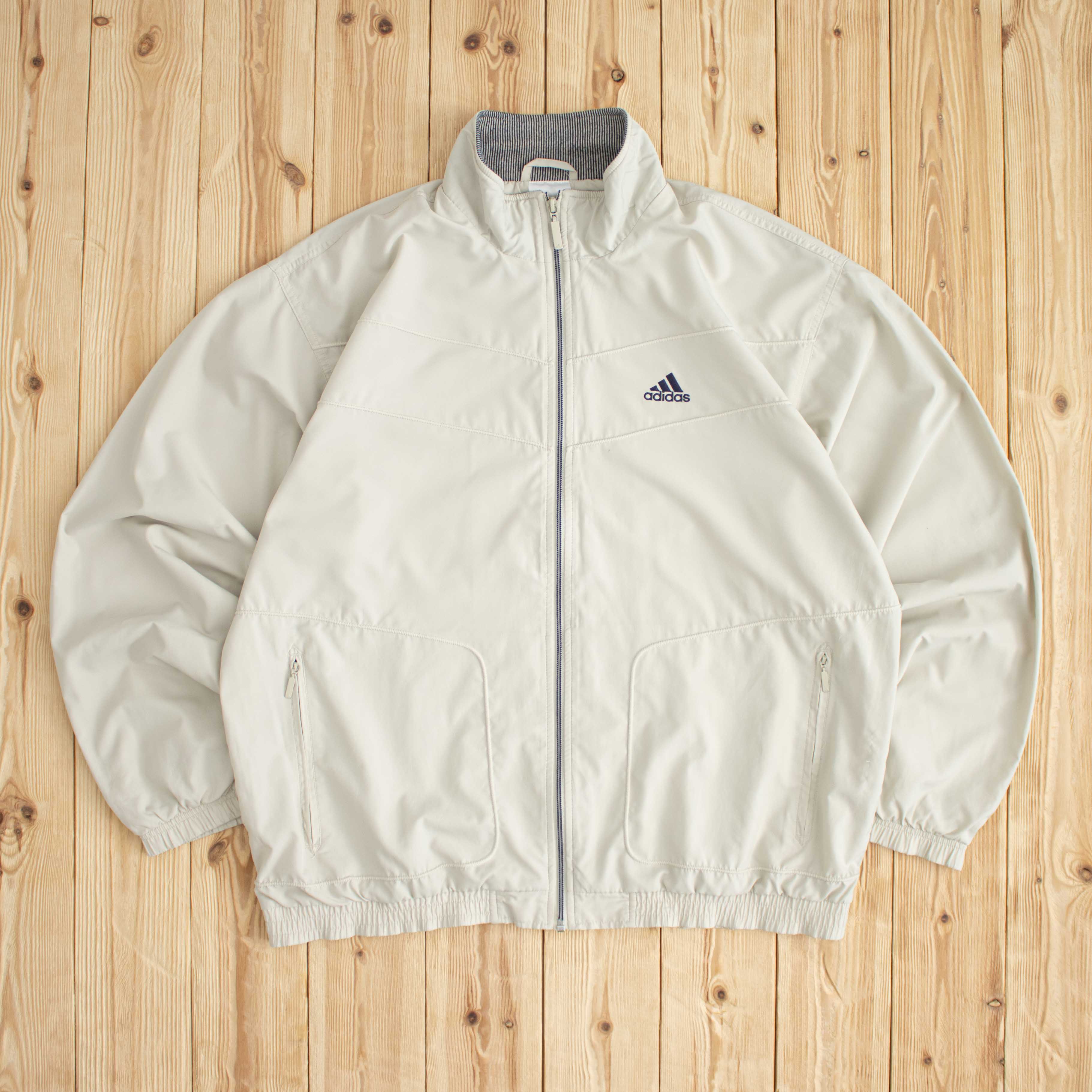 (L/XL) Vintage Adidas Embroidered Jacket