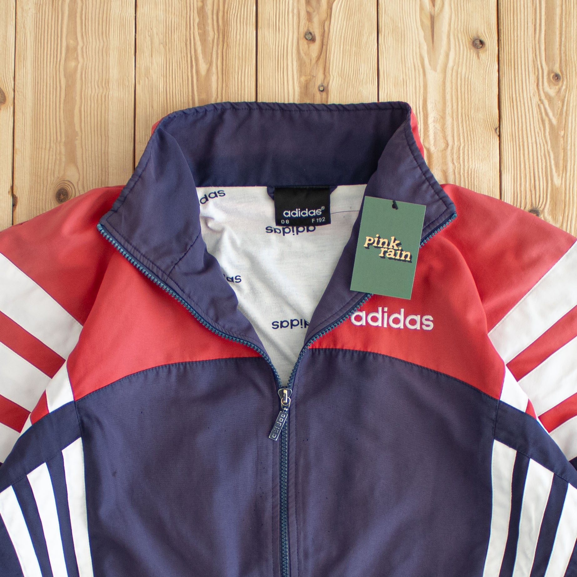 (XL) Vintage Adidas Embroidered Jacket