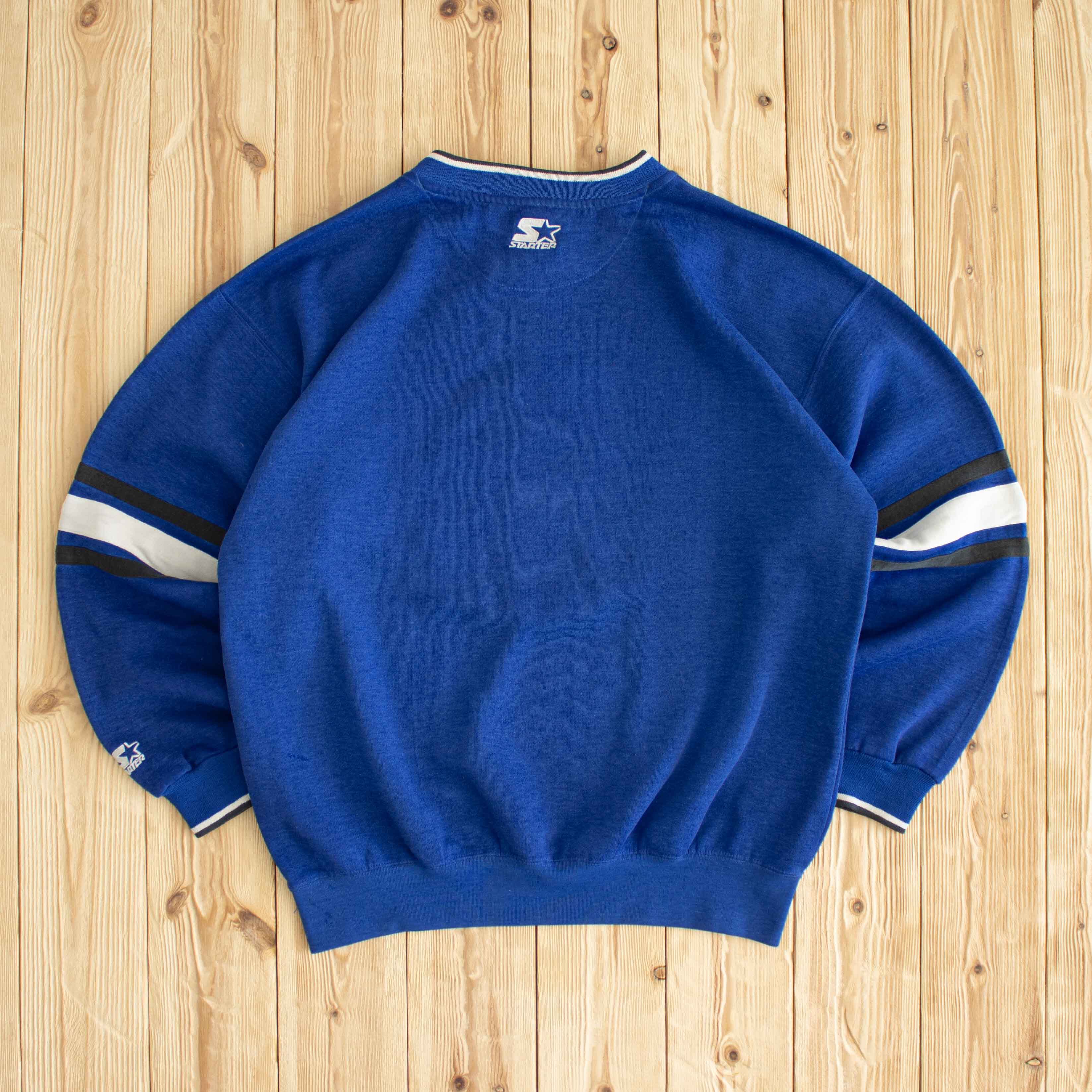 (M) Vintage Starter Detroit Pistons Embroidered Sweatshirt