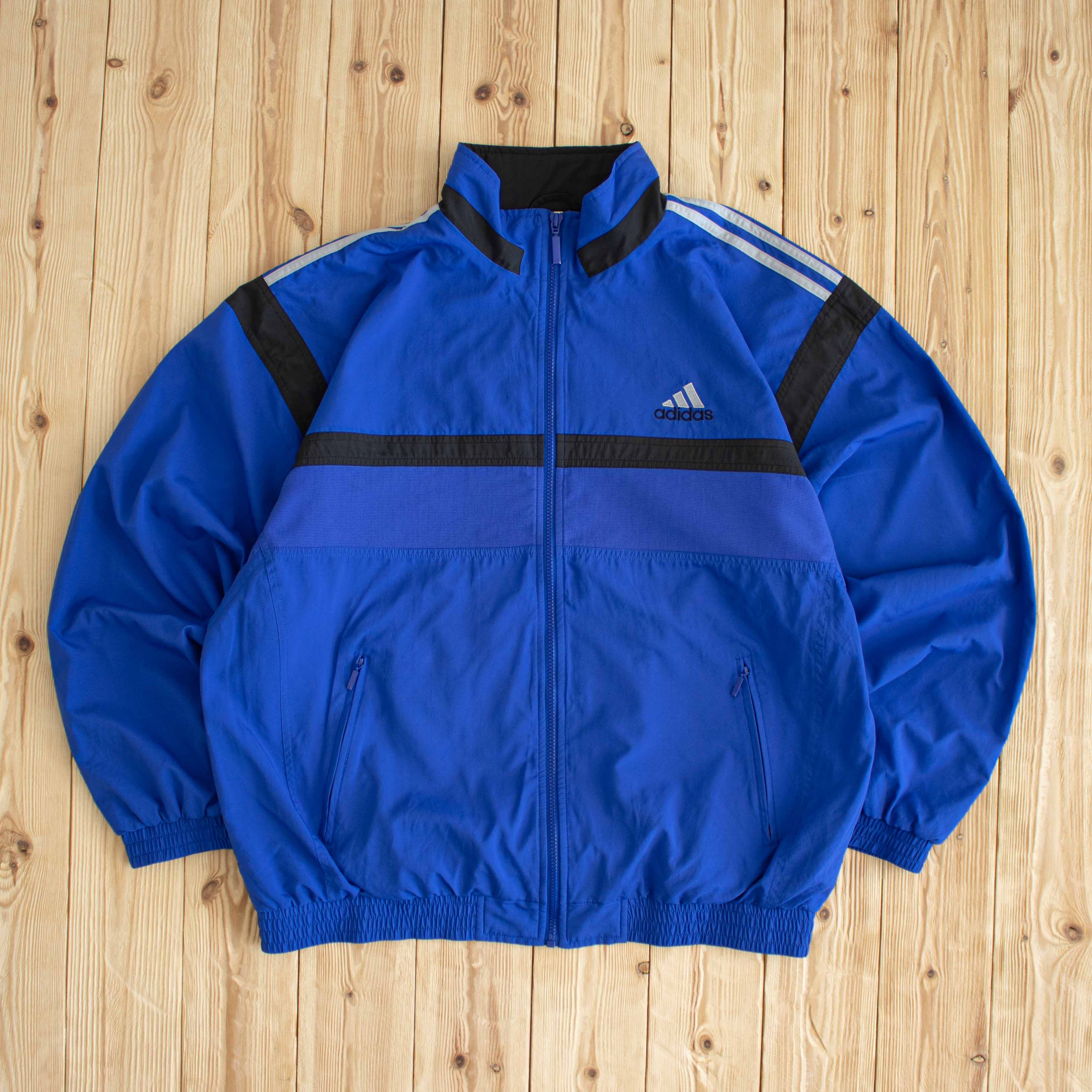 (XL) Vintage Adidas Logo Embroidered Jacket