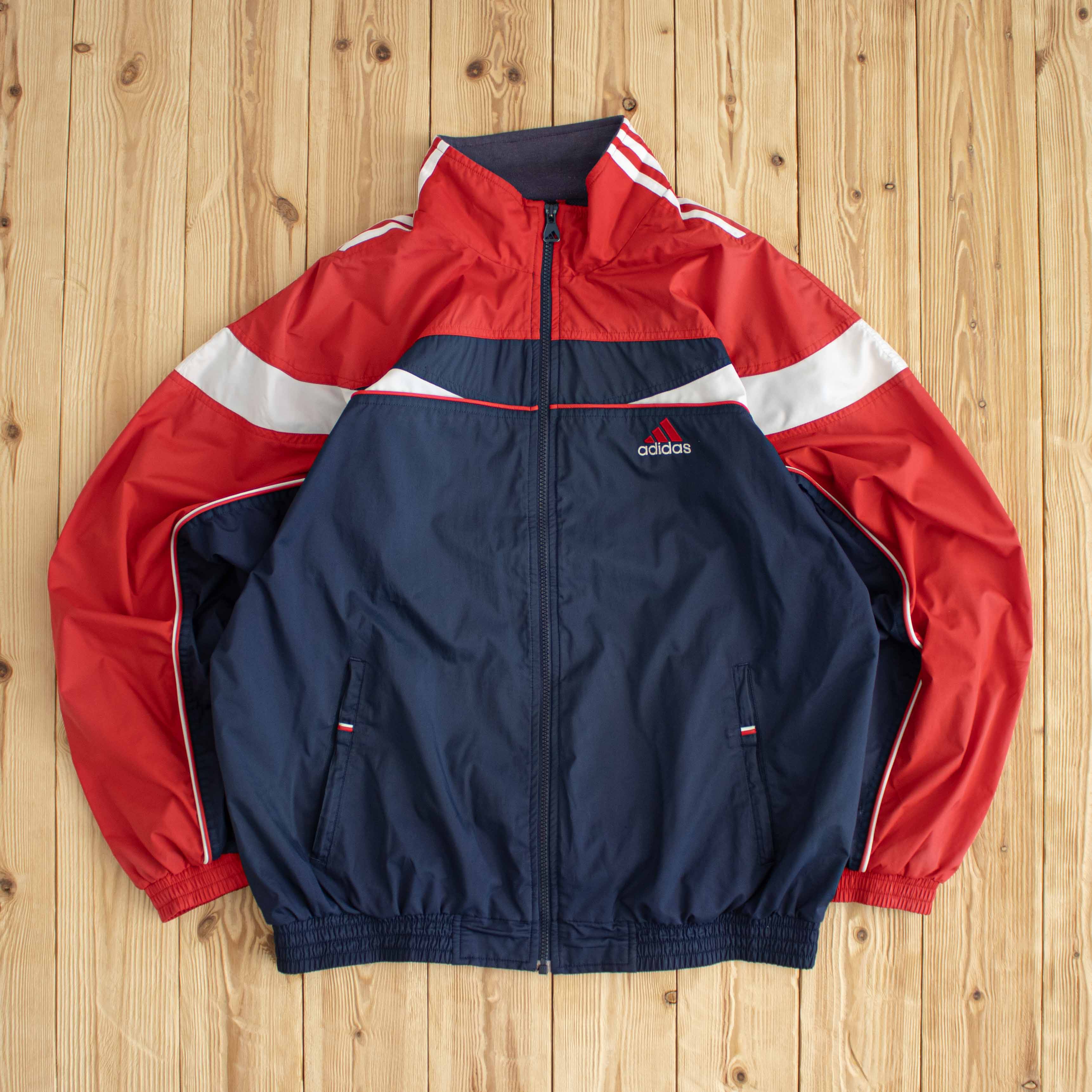 (L/XL) Vintage Adidas Embroidered Jacket