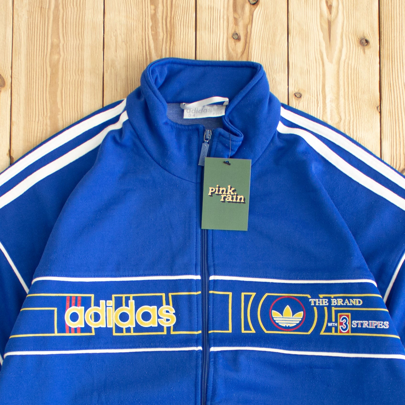 (S) Vintage Adidas The Brand Full-Zip Sweatshirt