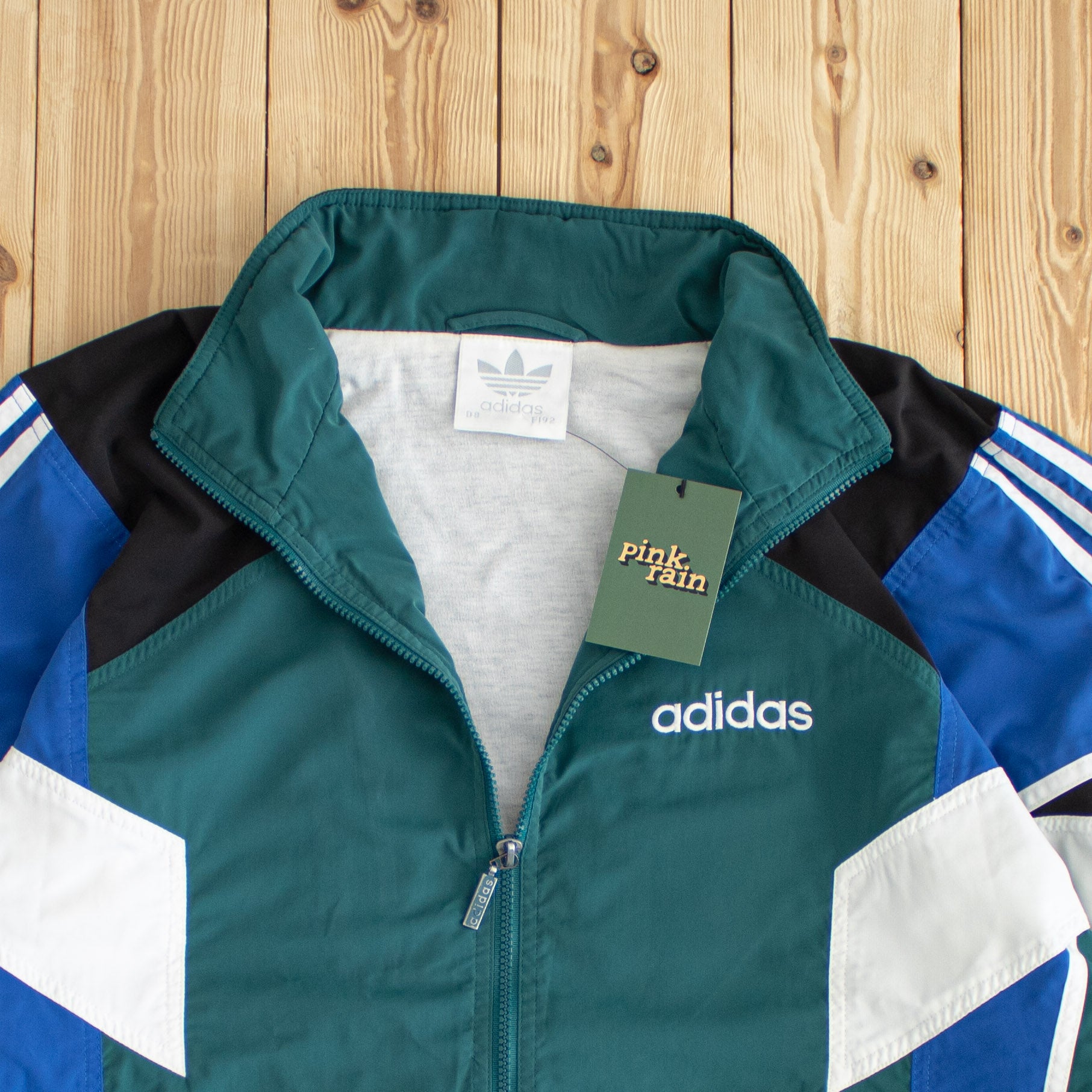 (XL) Vintage Adidas Embroidered Jacket