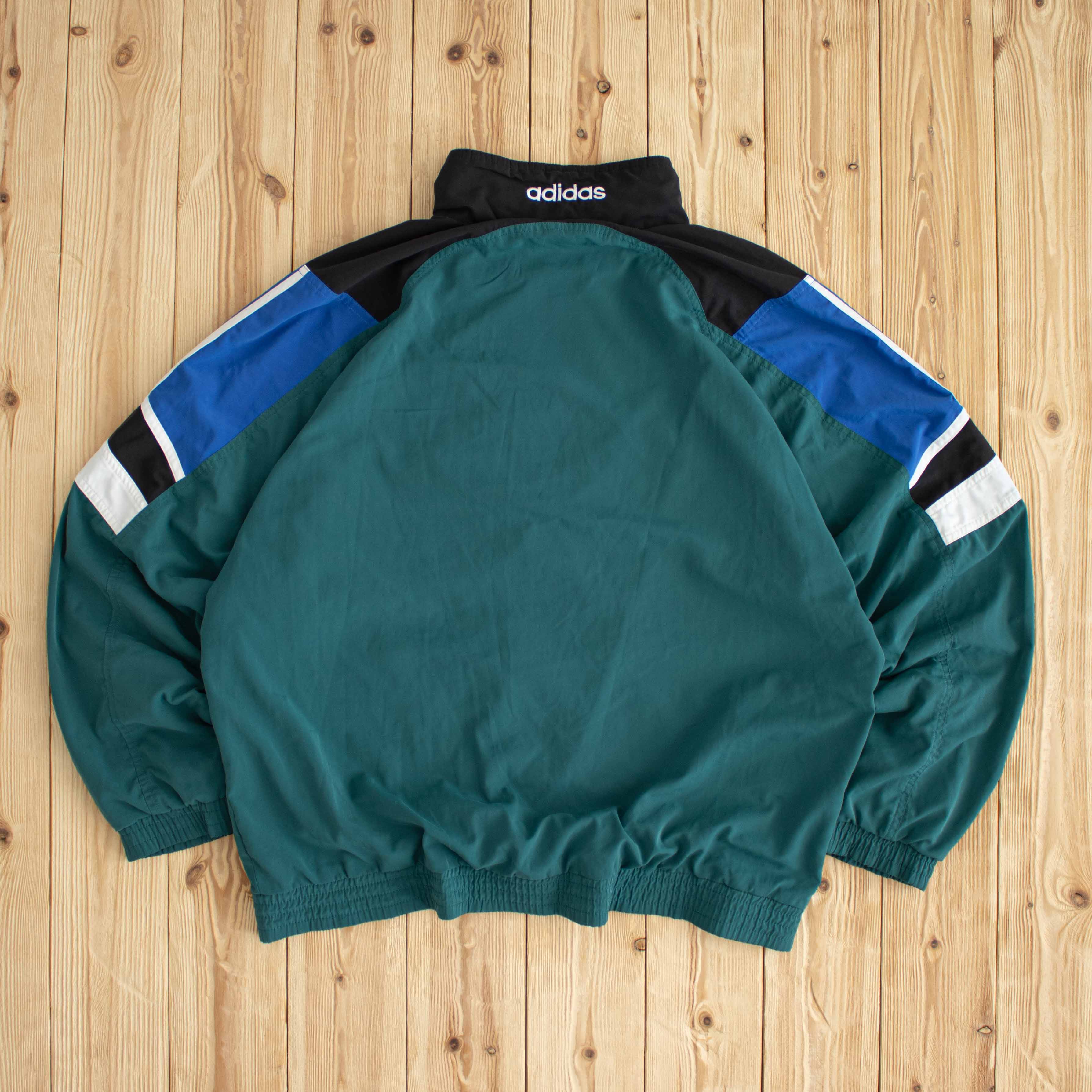 (XL) Vintage Adidas Embroidered Jacket