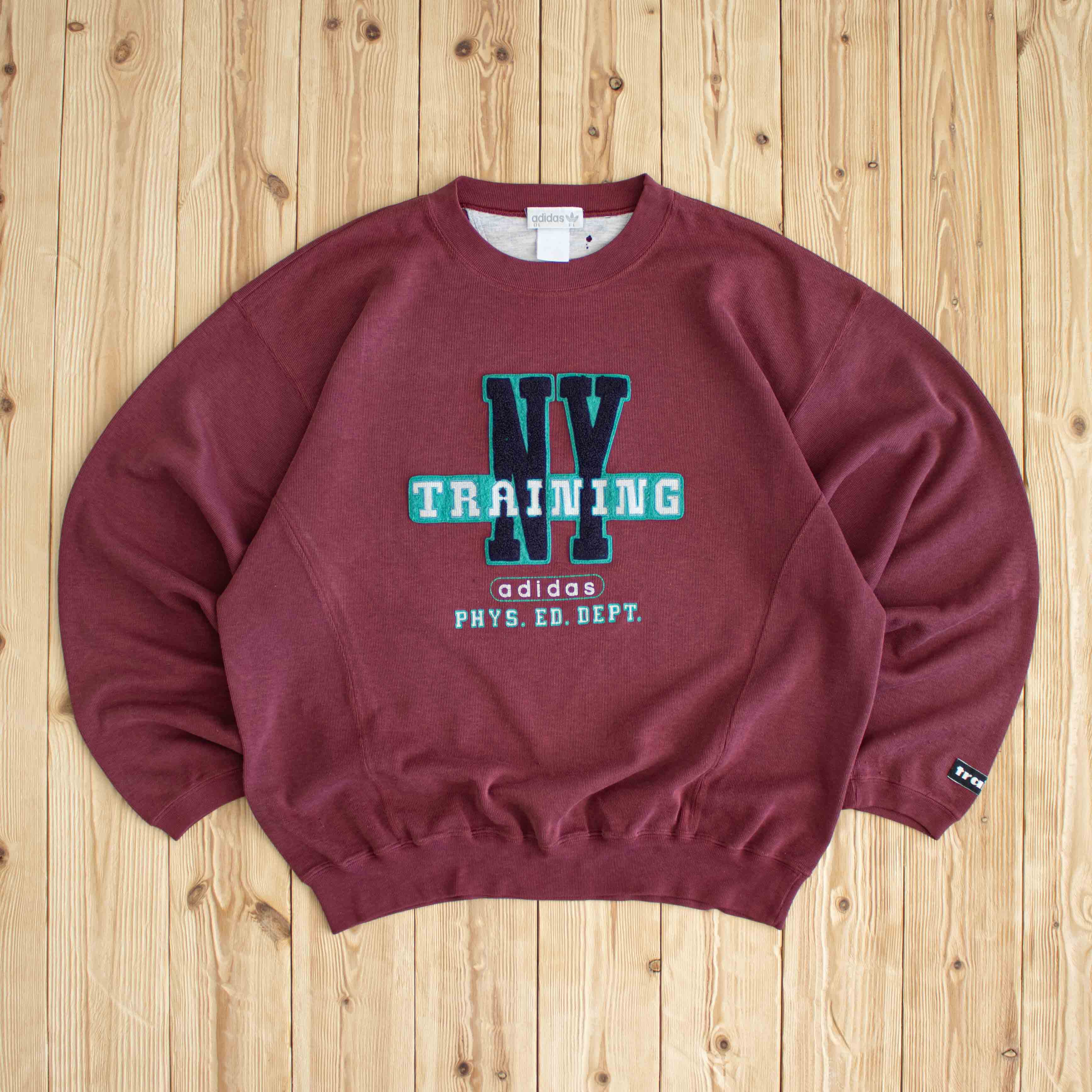 (M) Vintage Adidas NY Training Embroidered Sweatshirt