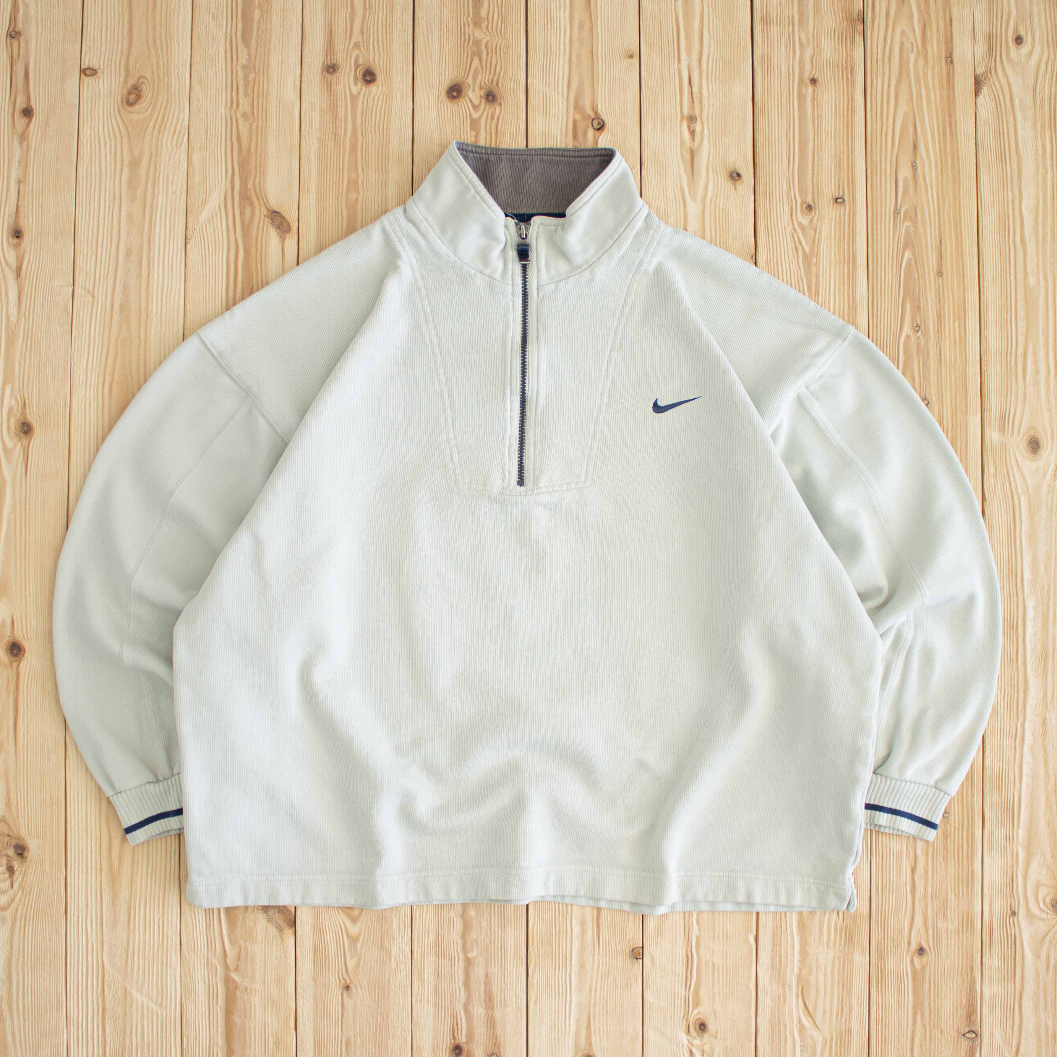 (L) Vintage Nike Essential Embroidered Quarter-Zip