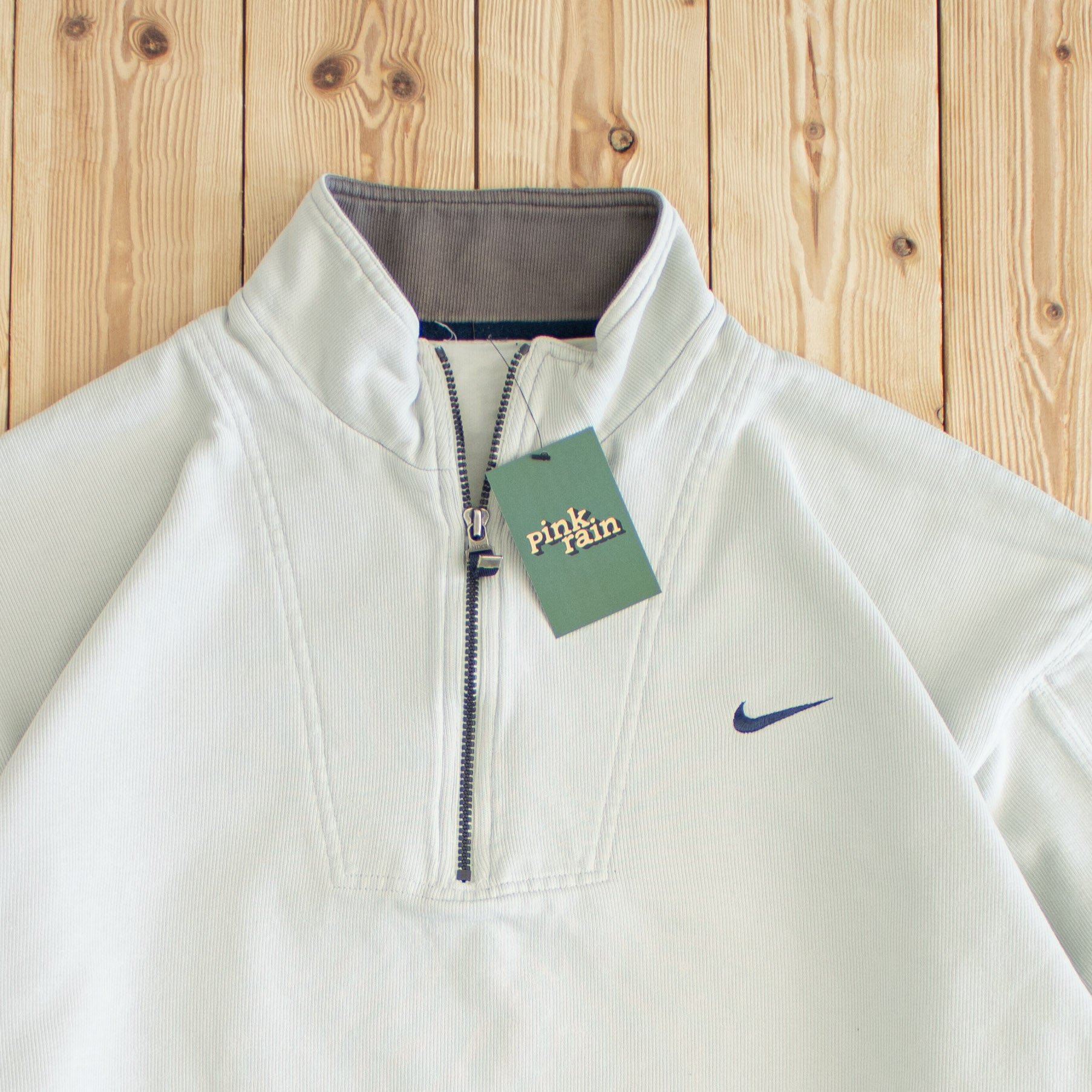 (L) Vintage Nike Essential Embroidered Quarter-Zip