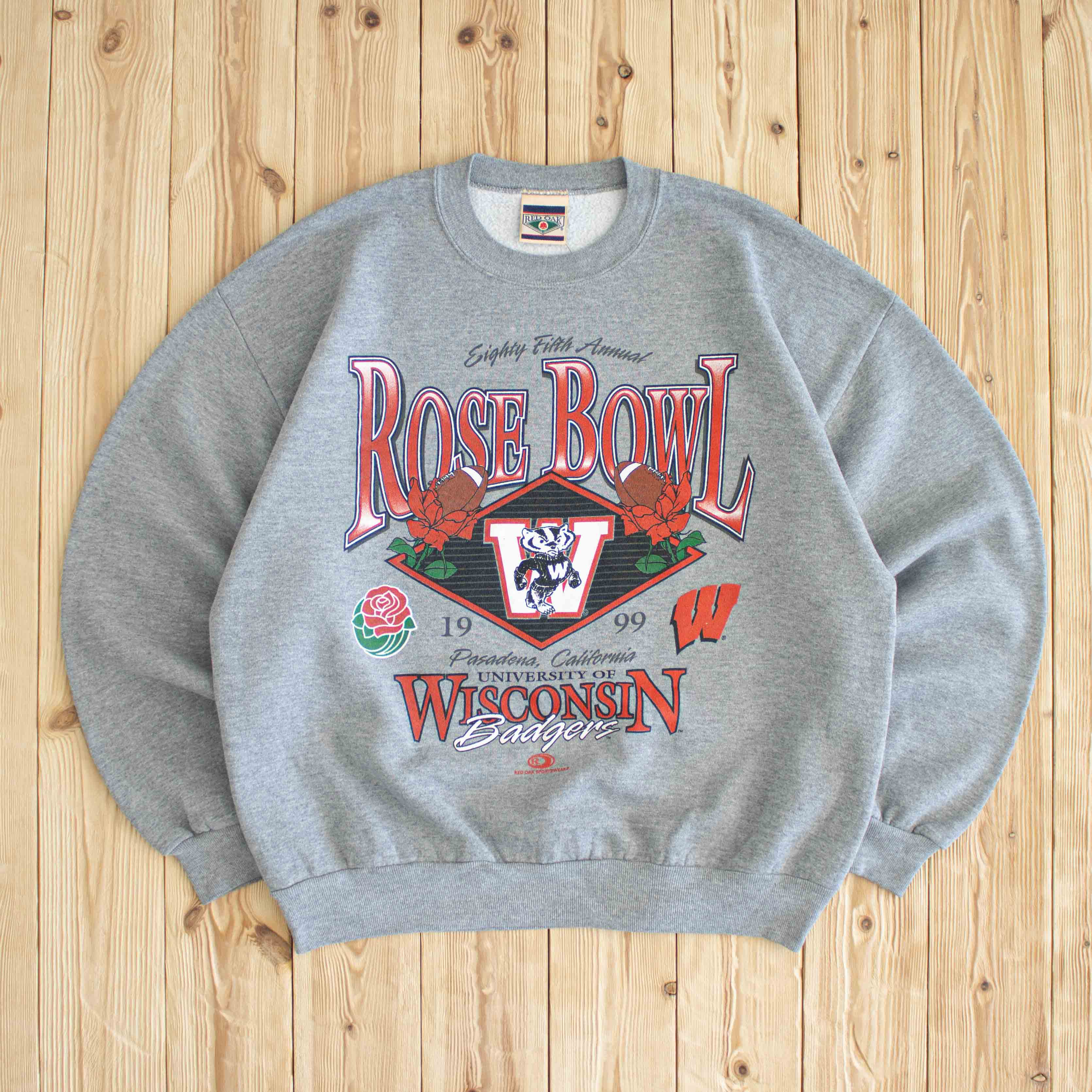 (L) 1999 Rose Bowl Wisconsin Badgers Sweatshirt