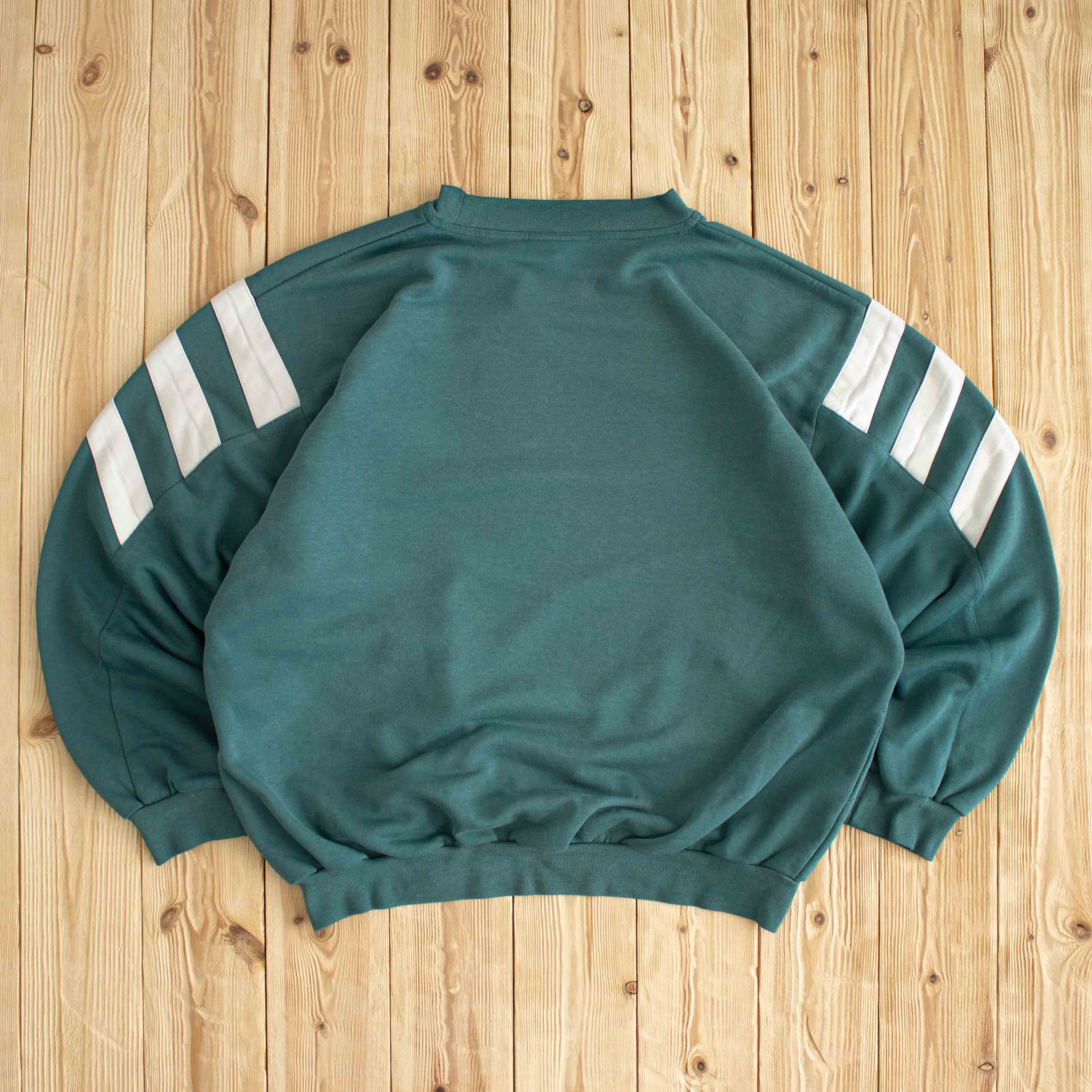 (L/XL) Vintage Adidas Side Stripe Sweatshirt
