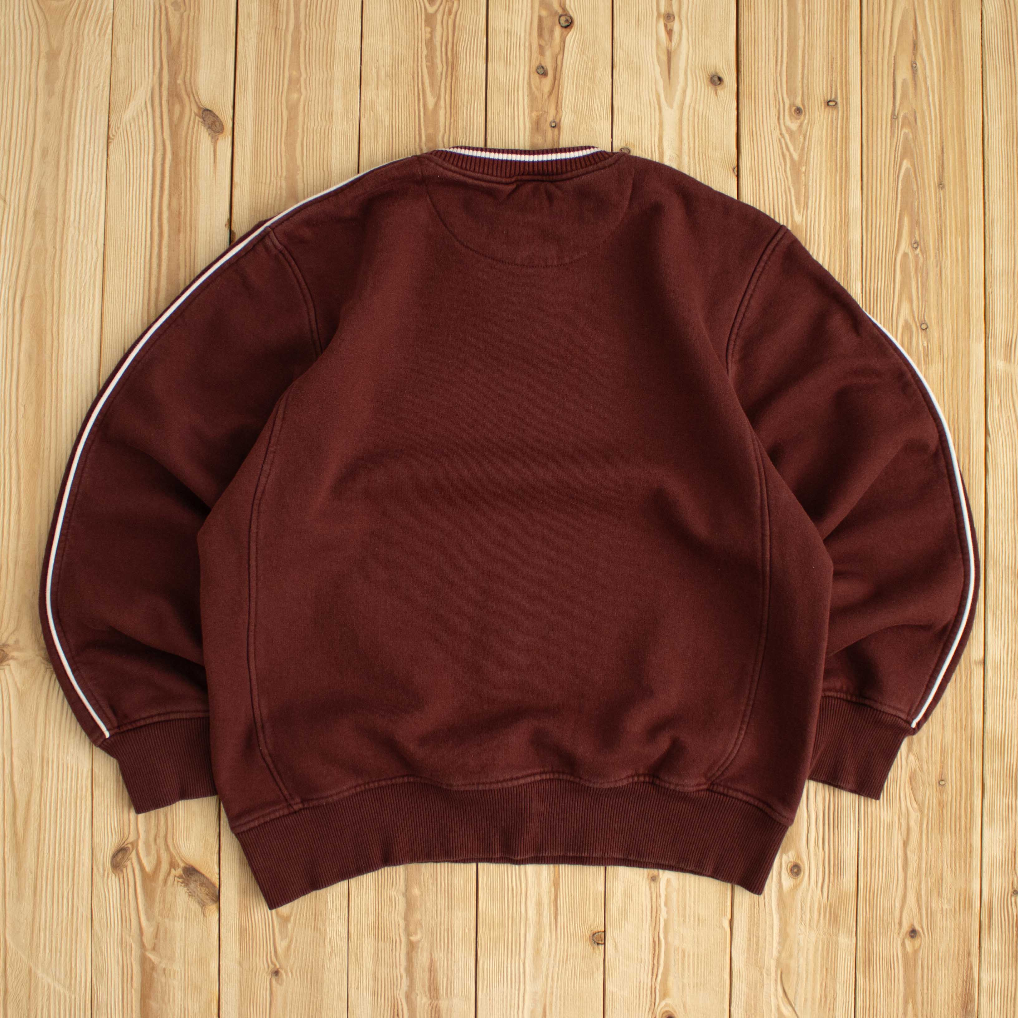 (M) Nike Vintage Swoosh Embroidered Sweatshirt Red