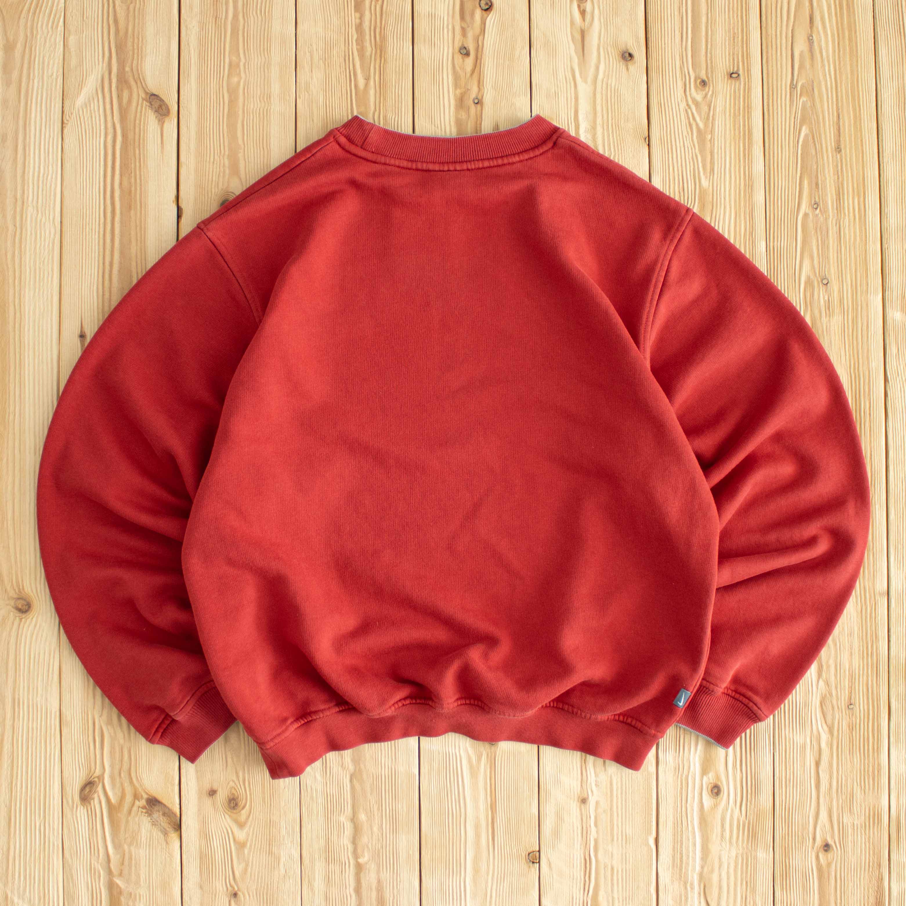 (S) Nike Athletic Vintage Embroidered Sweatshirt Red