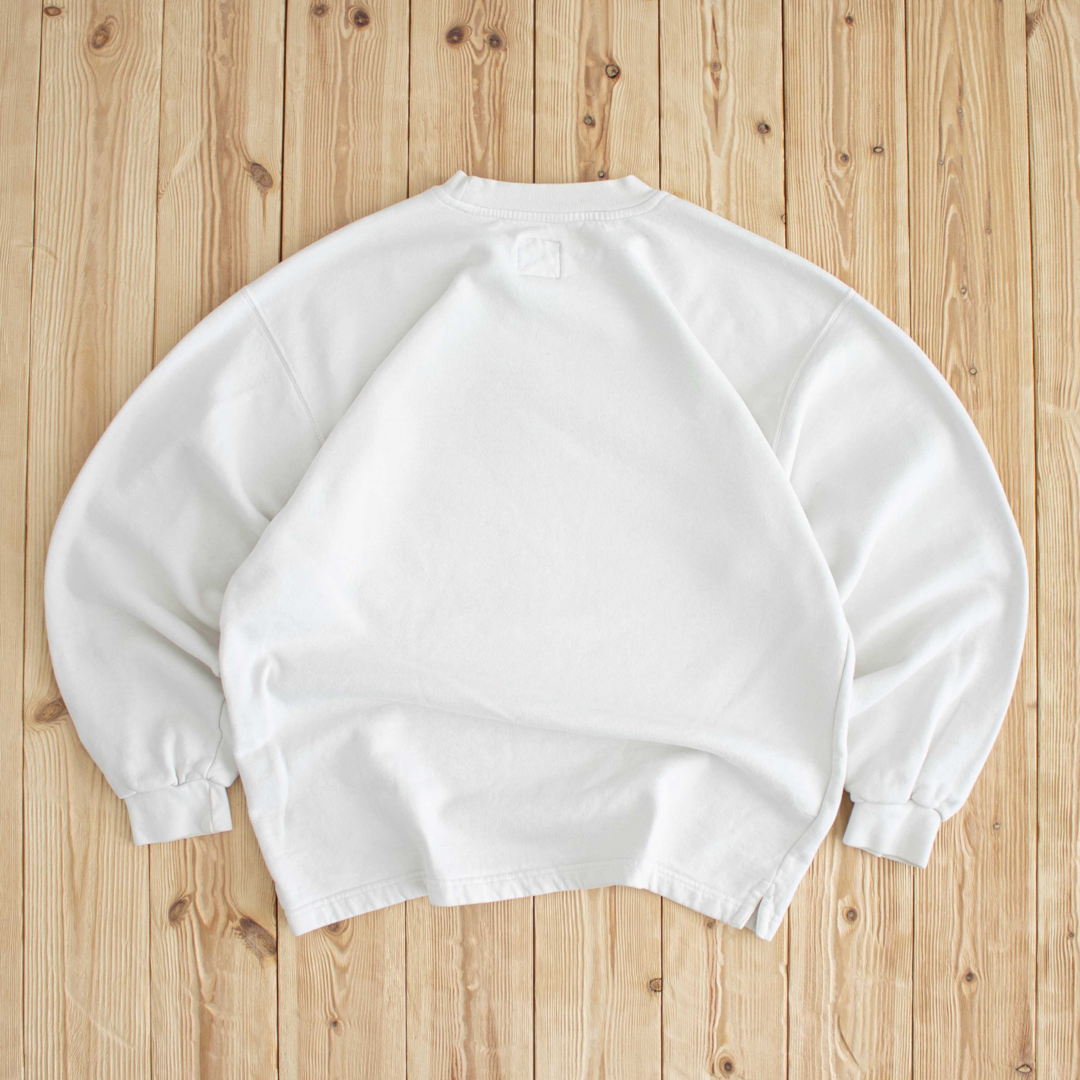 (M) Nike Vintage Swoosh Embroidered Sweatshirt White