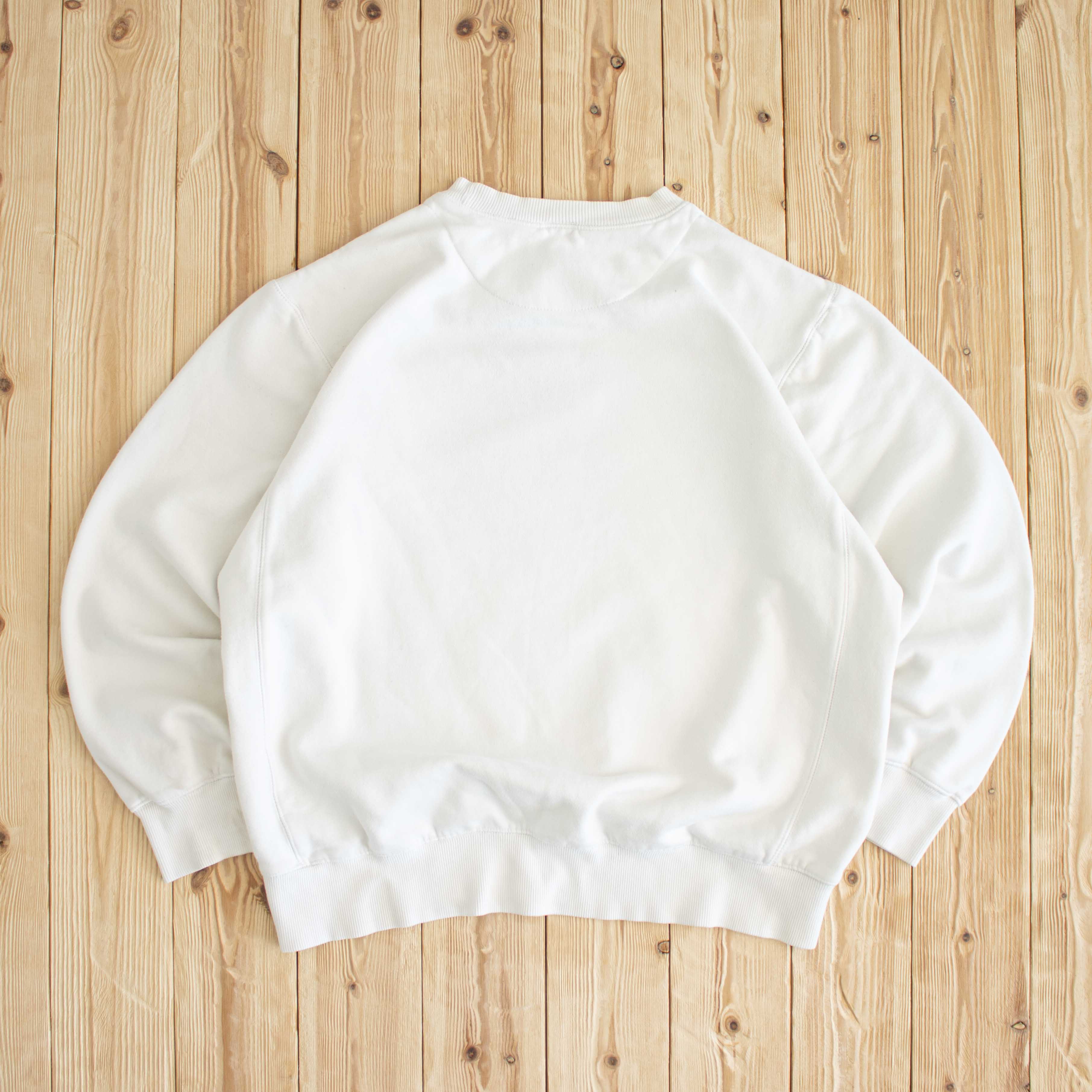 (XL) Nike Vintage Essential Embroidered Sweatshirt White