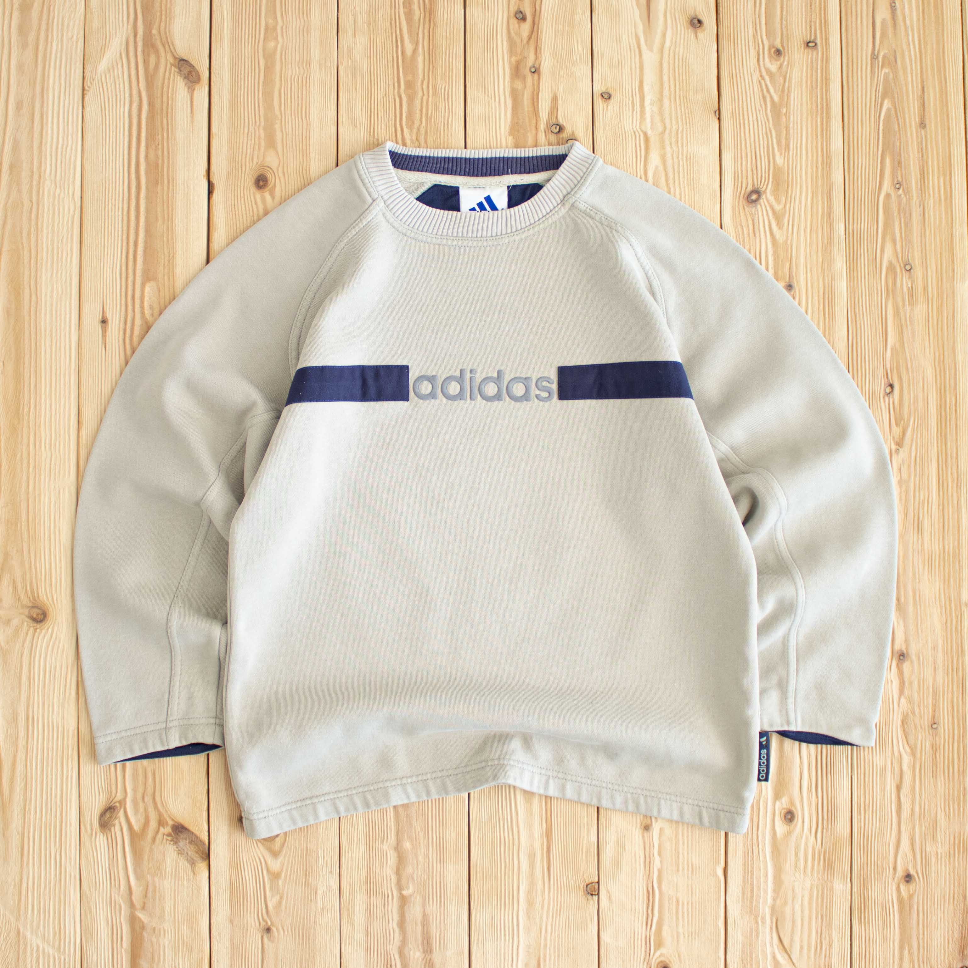 (XS) Adidas Vintage Sweatshirt Beige