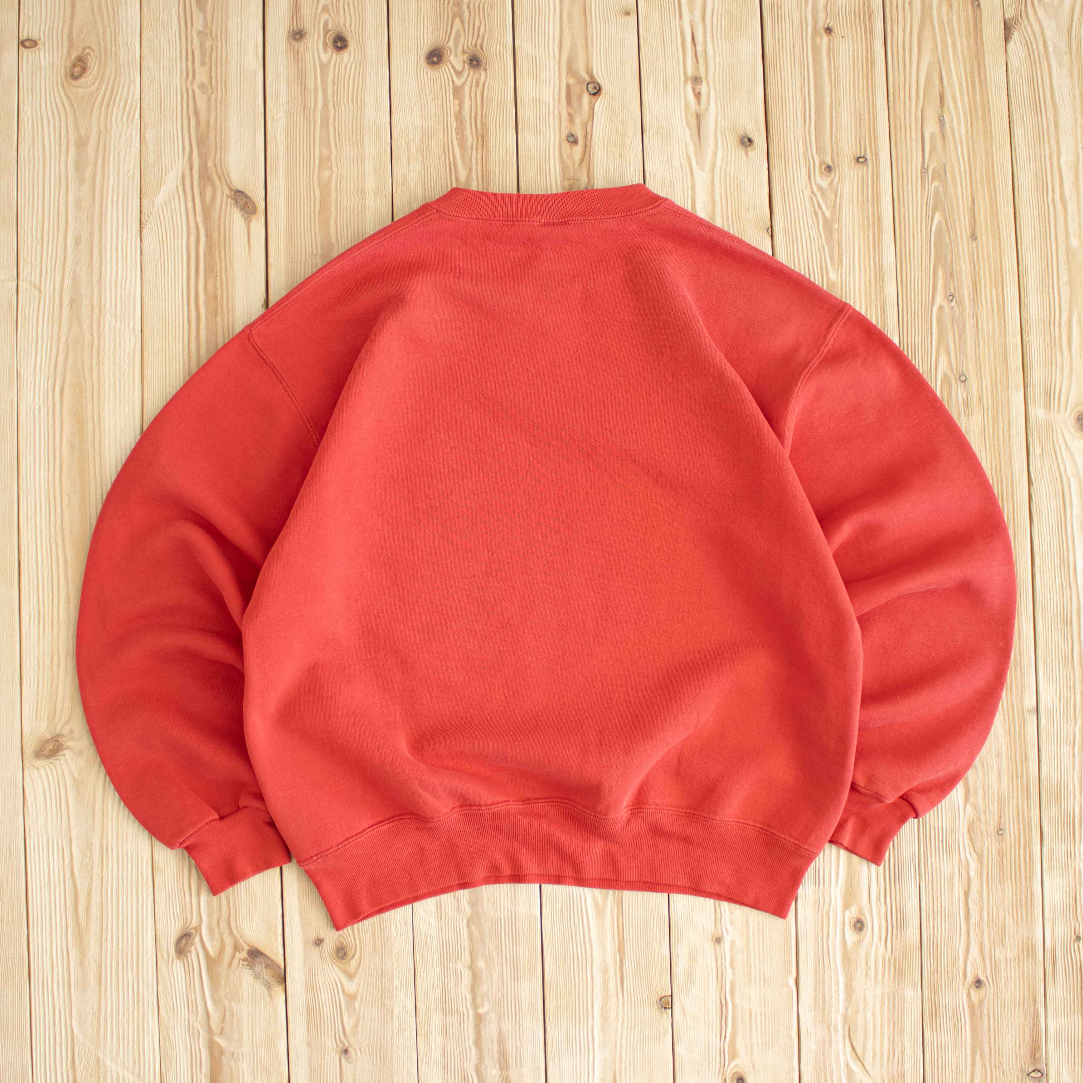 (M) Russell Athletic Vintage Kansas Jayhawks Sweatshirt Red