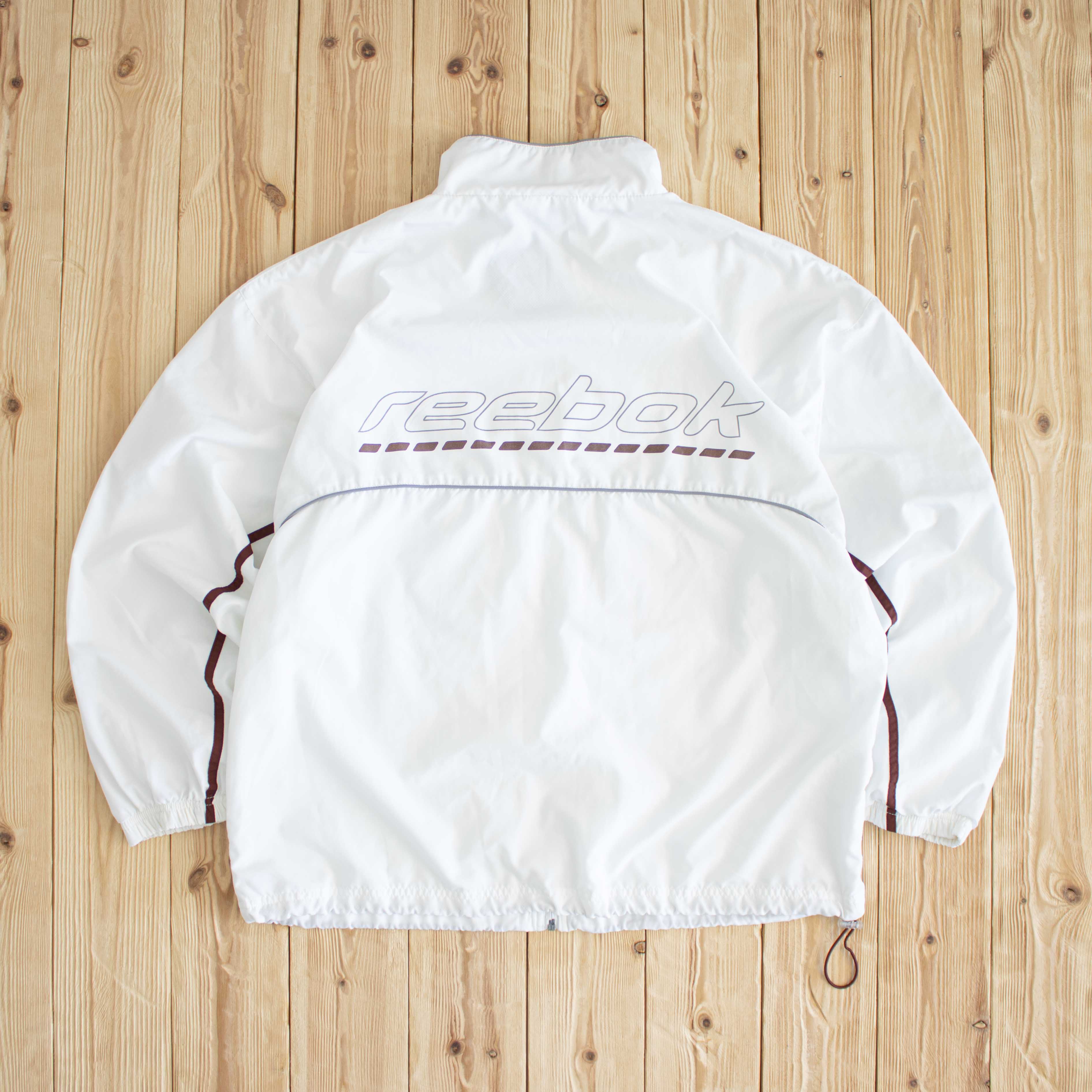 (M/L) Reebok Vintage Light Jacket White