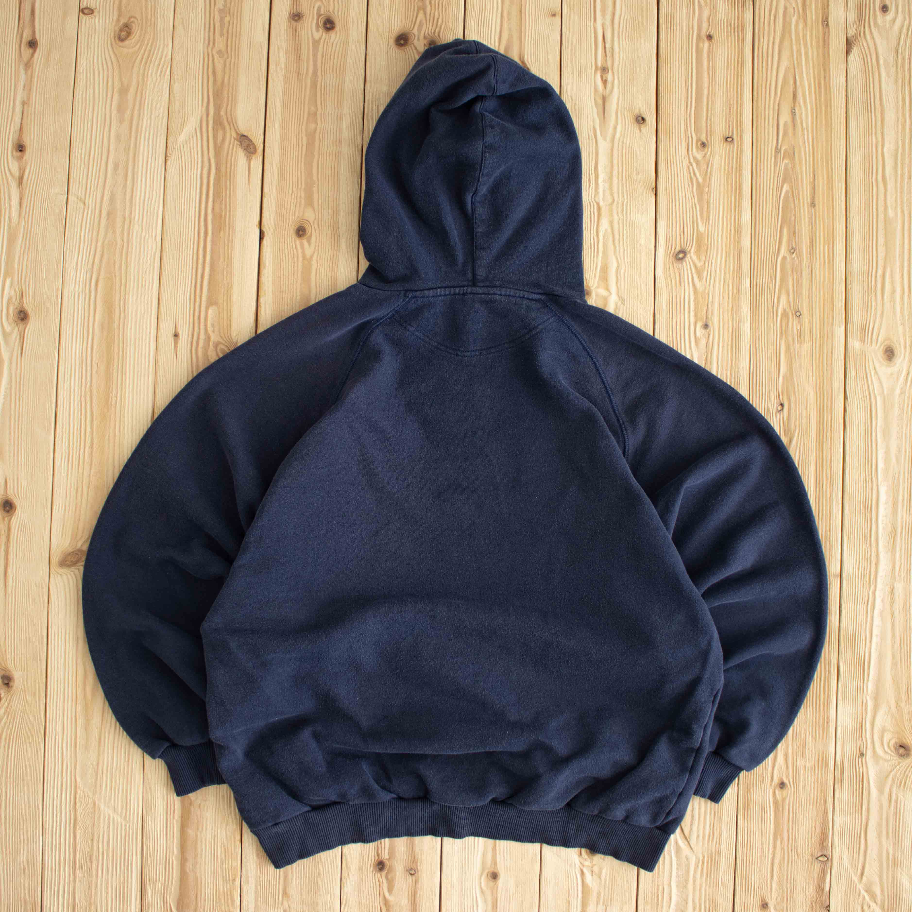 (M) Nike Vintage Spell Out Embroidered Hoodie Blue