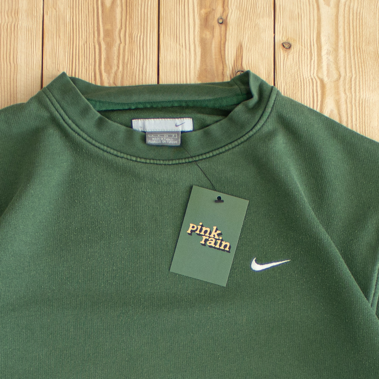 (S/M) Nike Vintage Embroidered Sweatshirt Blue
