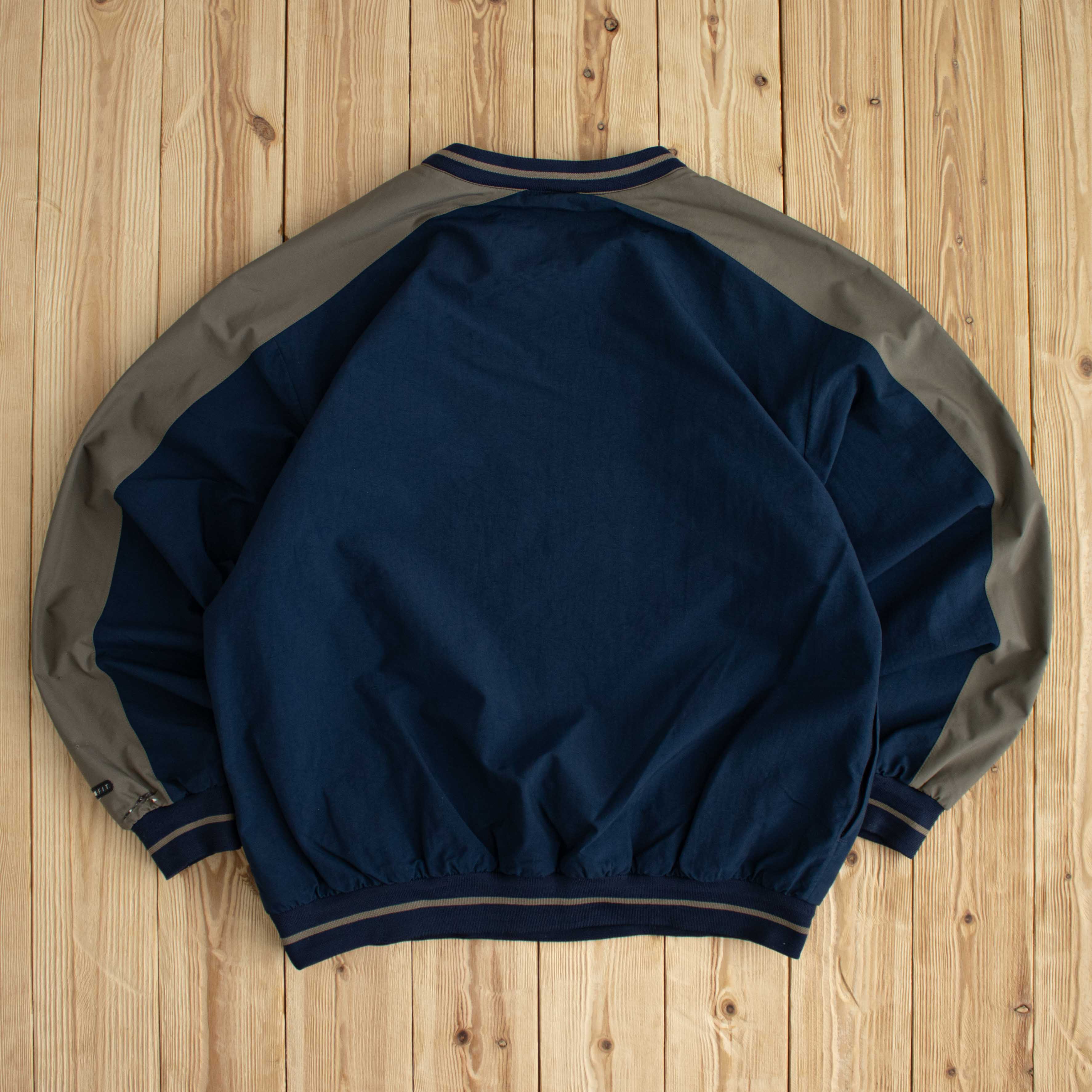 (L) Nike Golf Vintage Embroidered Windbreaker Sweatshirt Blue