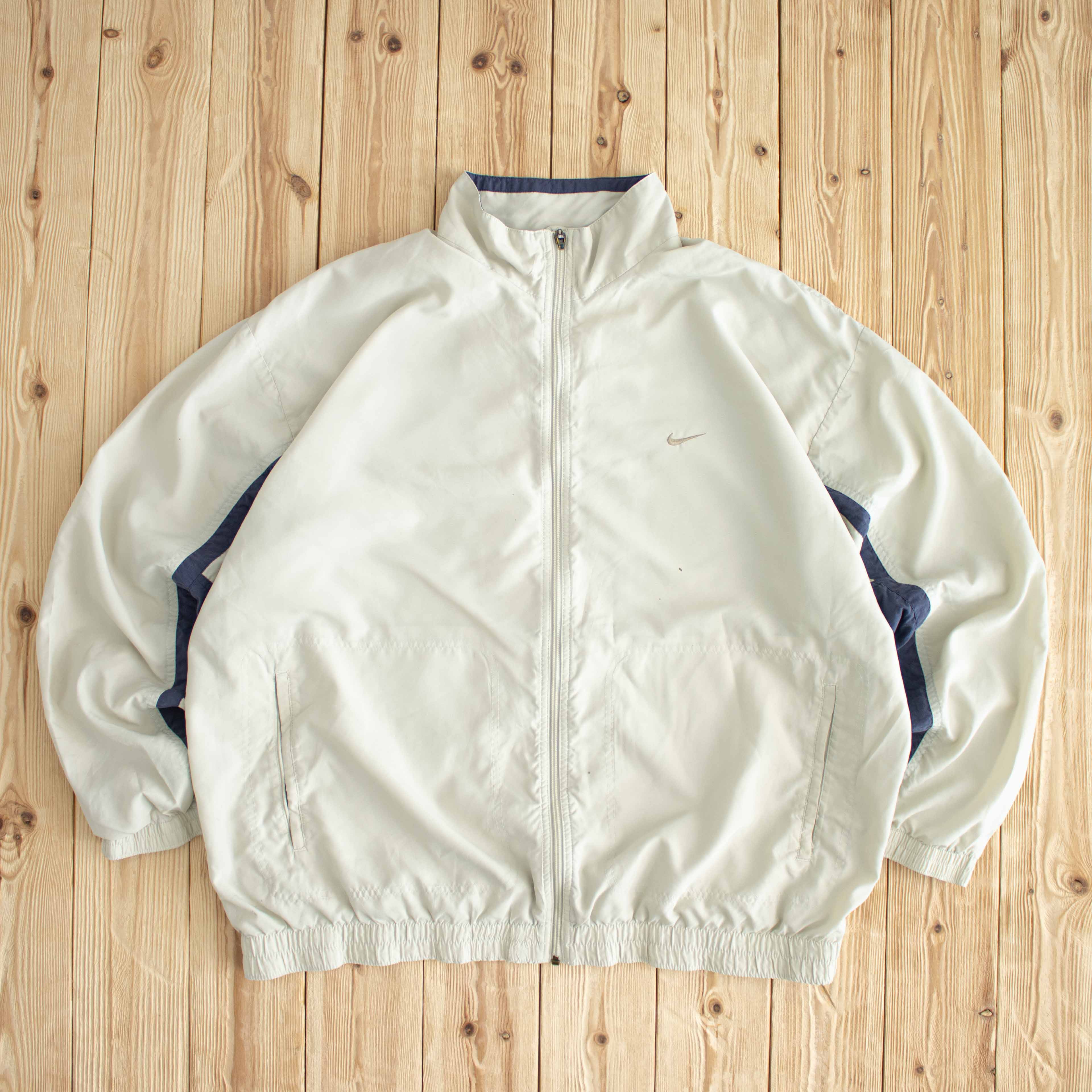 (XL) Nike Vintage Embroidered Jacket Beige