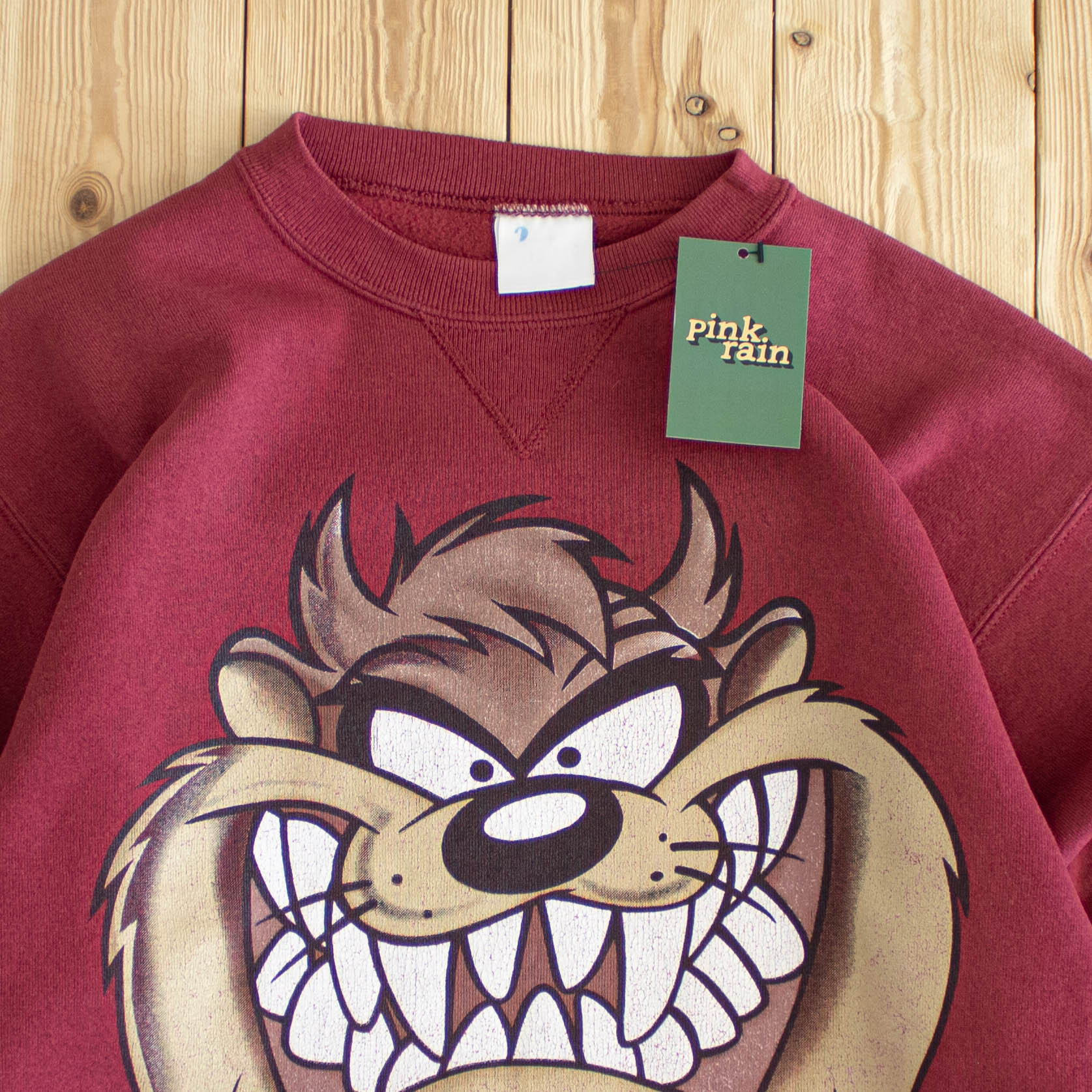 (M) Looney Tunes 1993 Florida State Vintage Sweatshirt Red