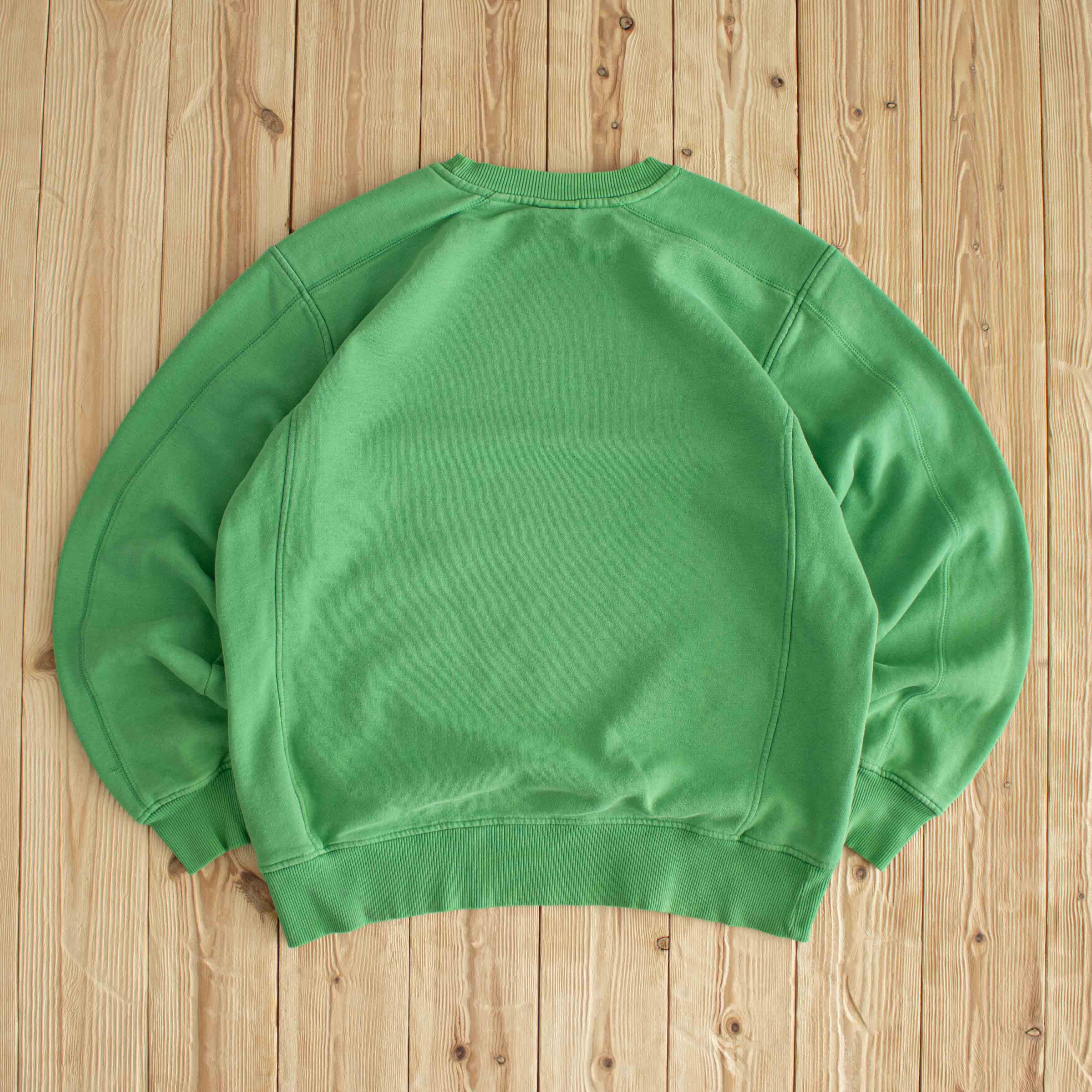 (M) Nike Swoosh Vintage Embroidered Sweatshirt Green