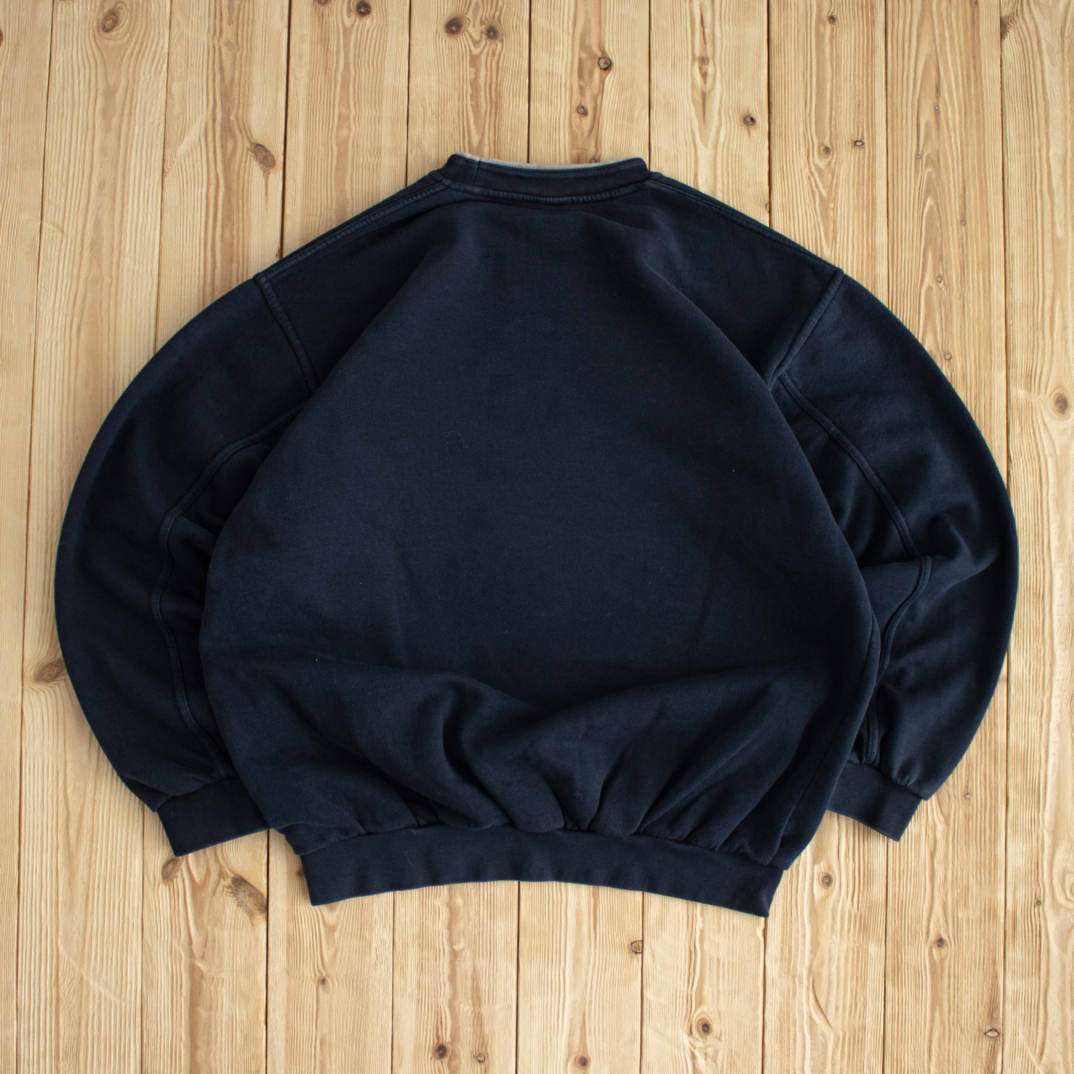 (L/XL) Nike Vintage Y2K Sweatshirt Blue USA Made