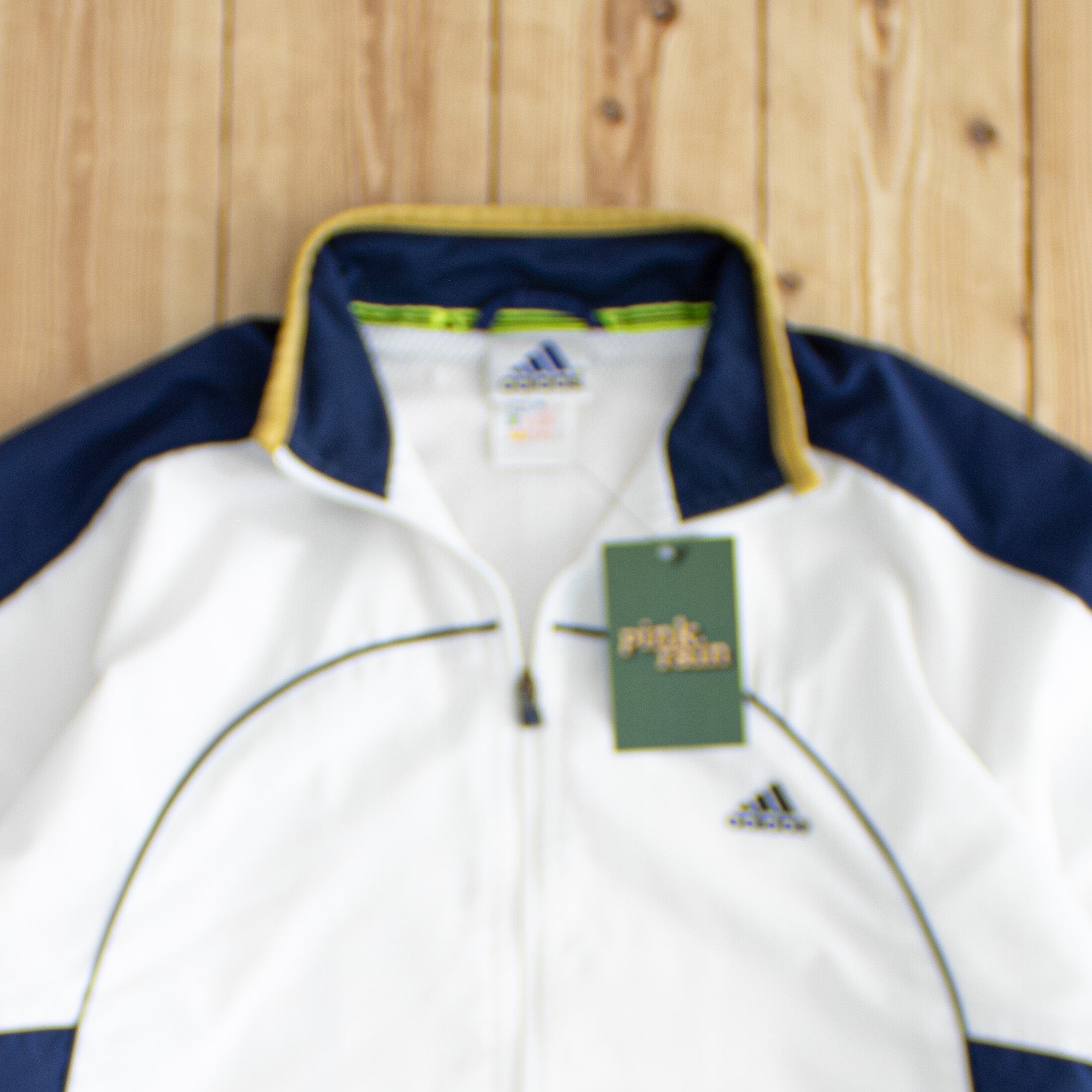(M) Adidas Vintage Embroidered Jacket White