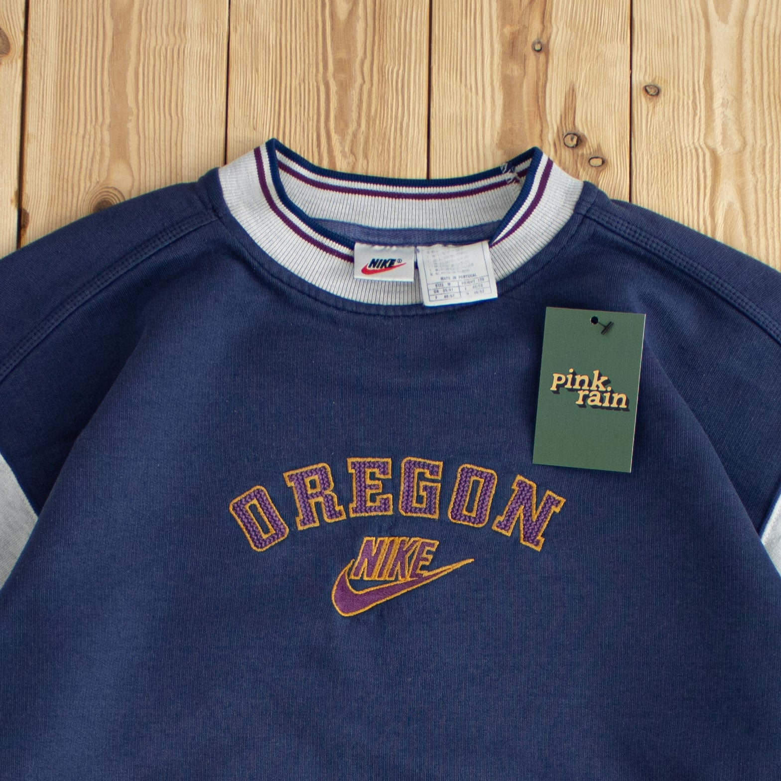 (M) Nike Oregon Vintage Embroidered Sweatshirt Blue