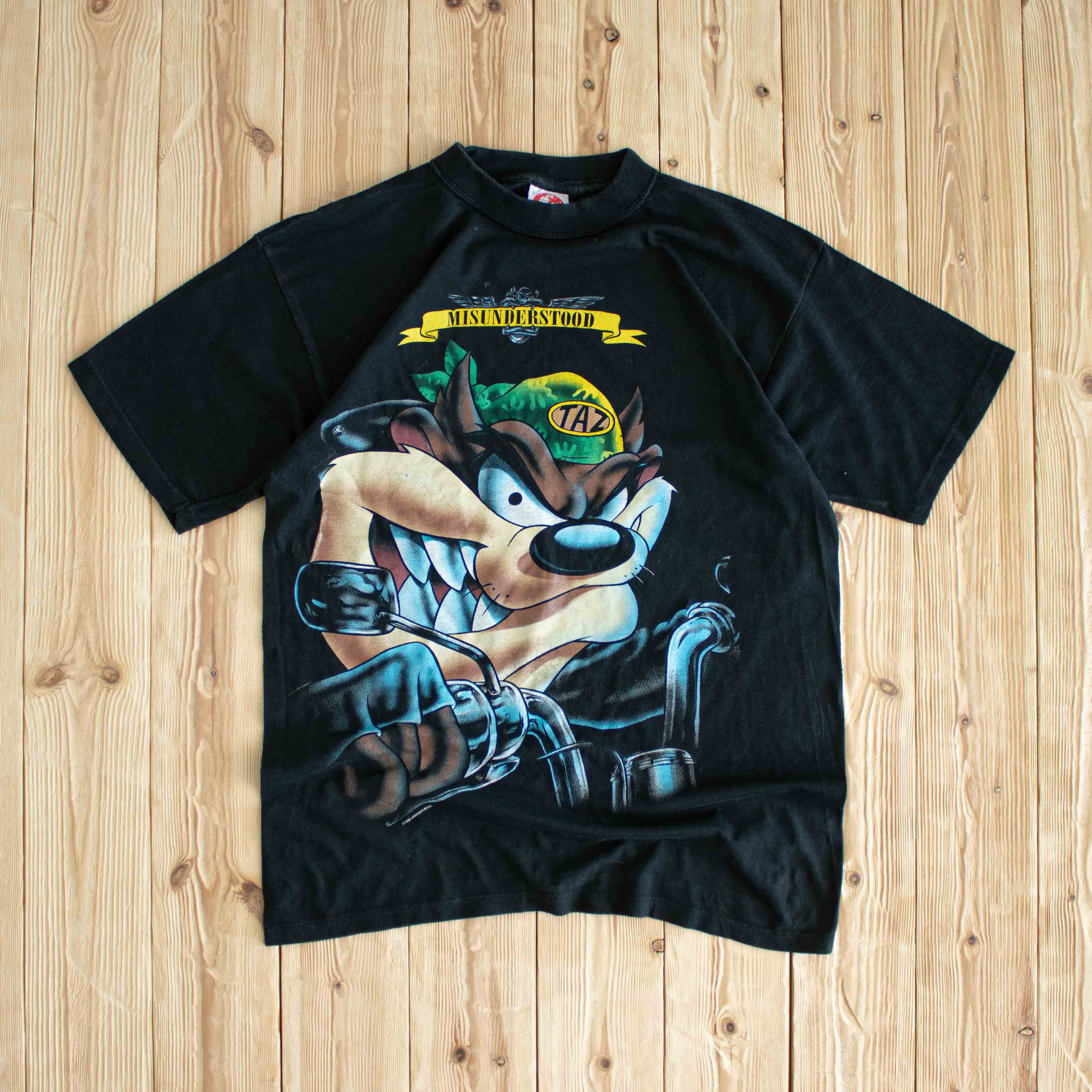 (M) 1995 Warner Bros Misunderstood Vintage T-Shirt Black