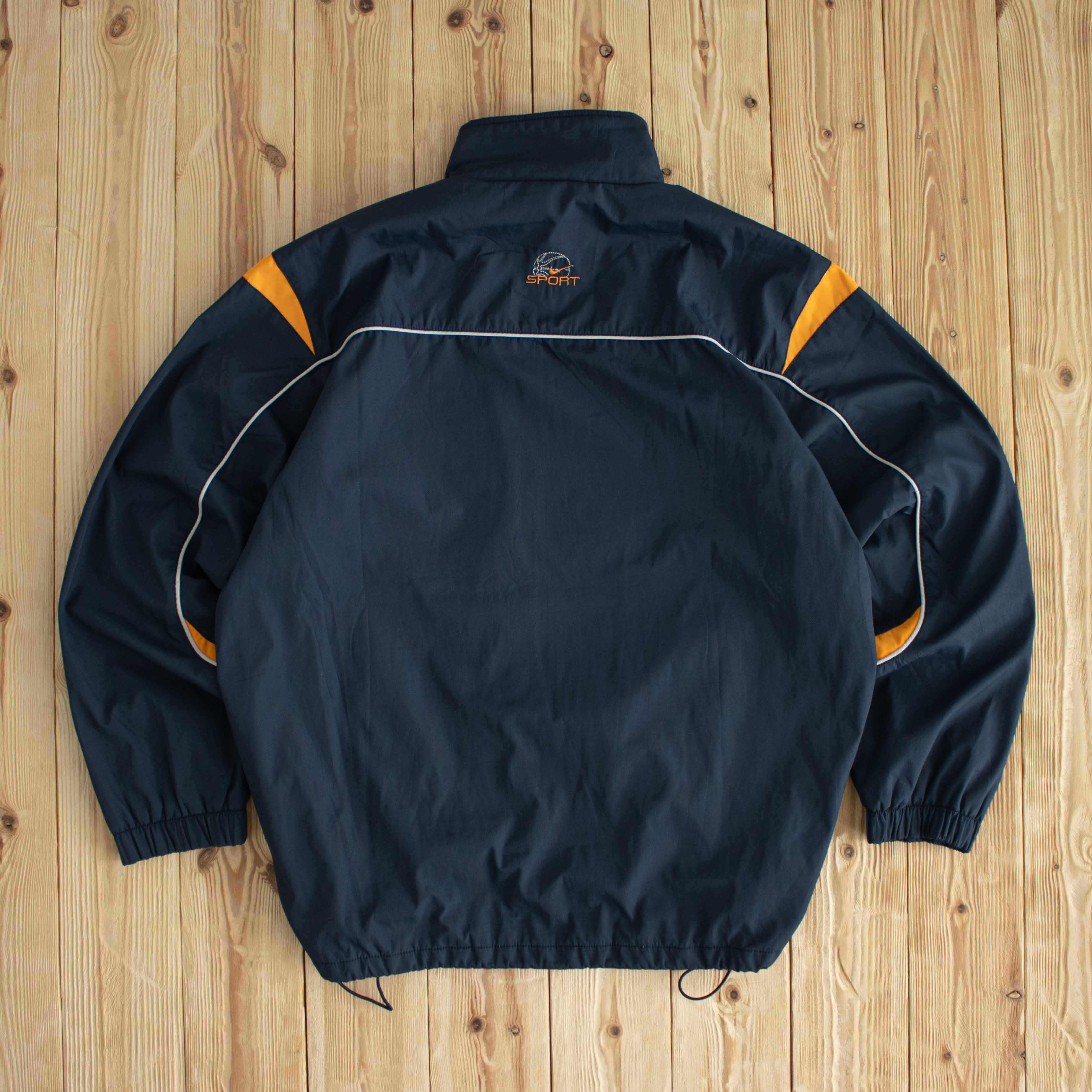 (XL) Nike Vintage Embroidered Jacket Blue