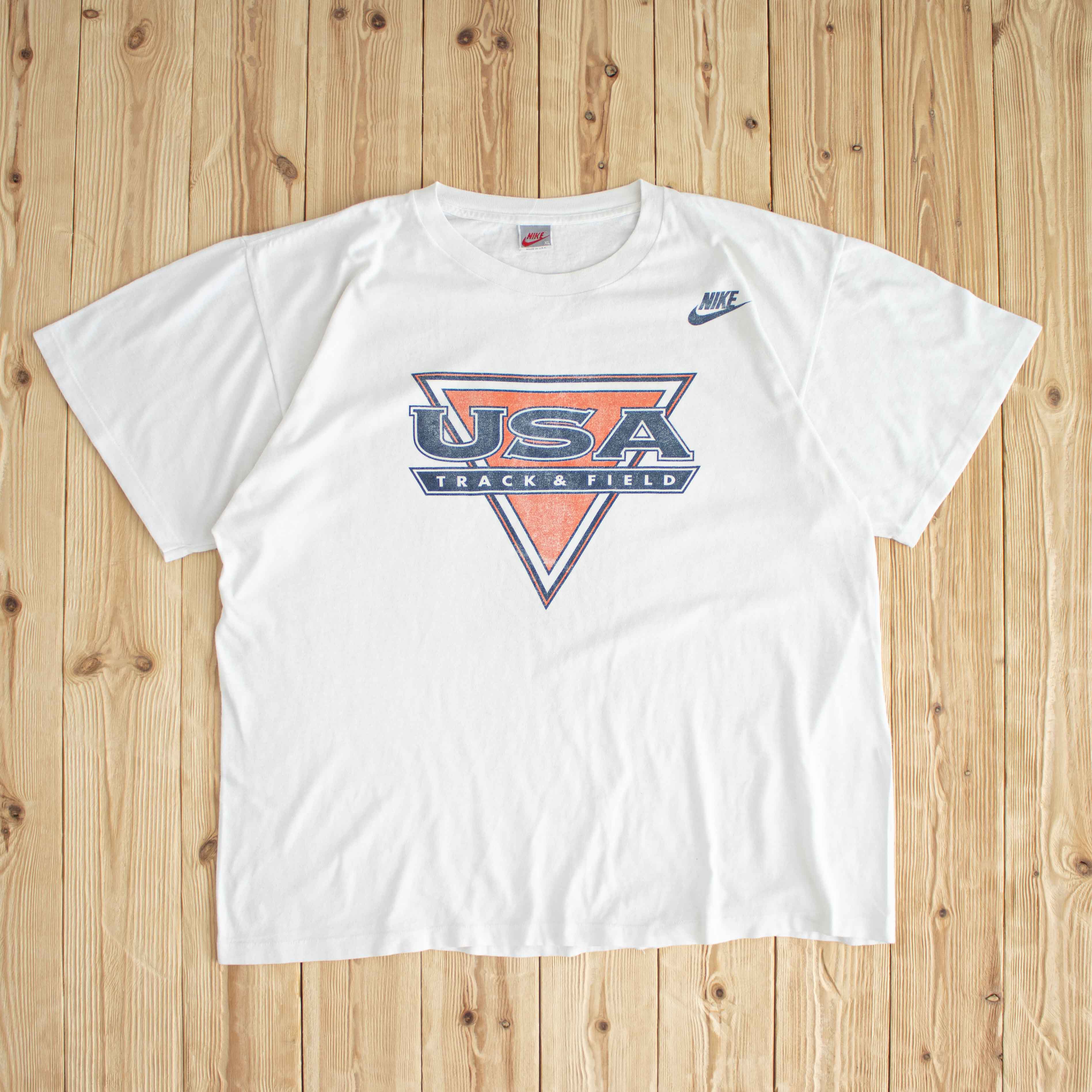 (XL) Nike USA Track & Field Vintage T-Shirt White