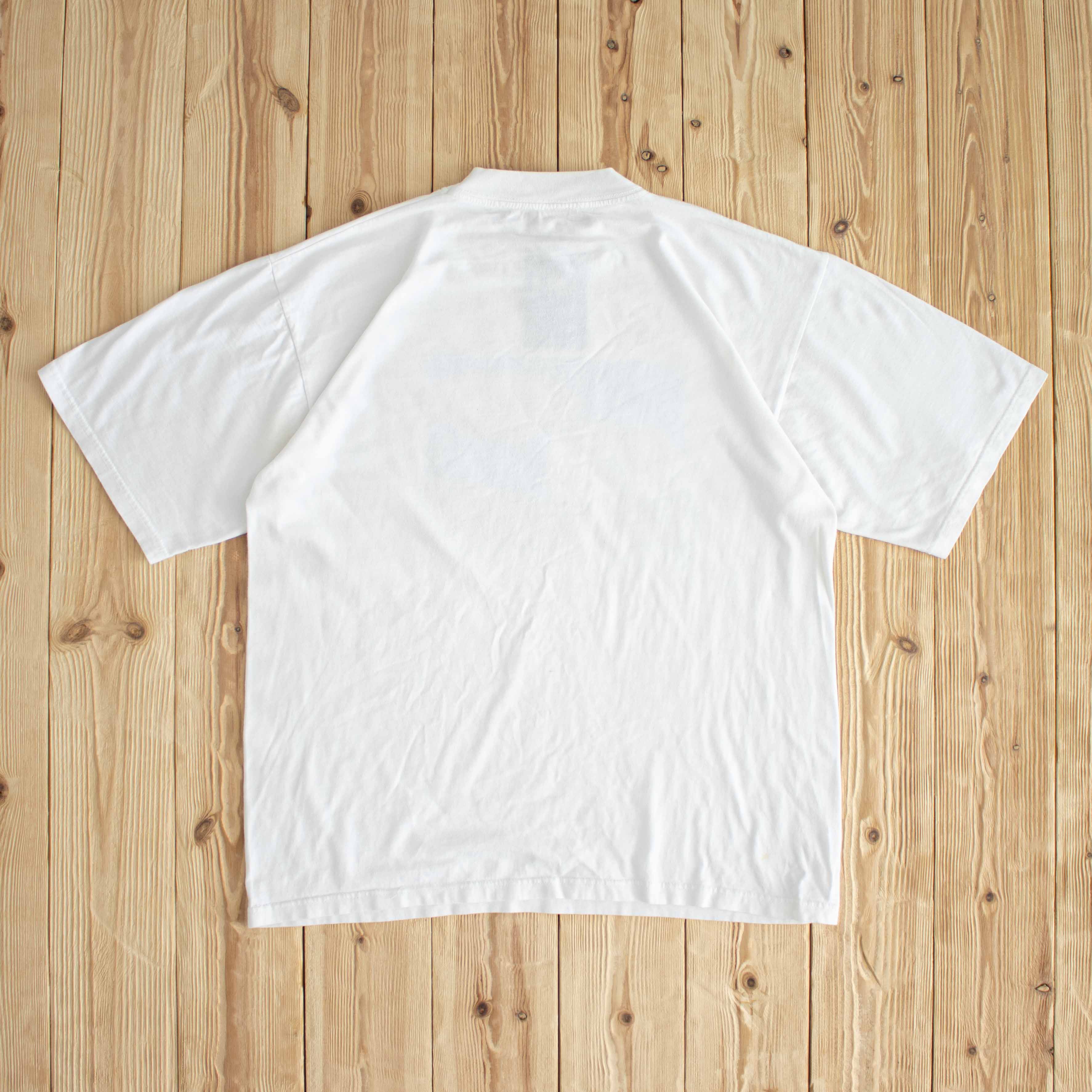 (M) 2000 KitKat & The Simpsons Vintage T-Shirt White