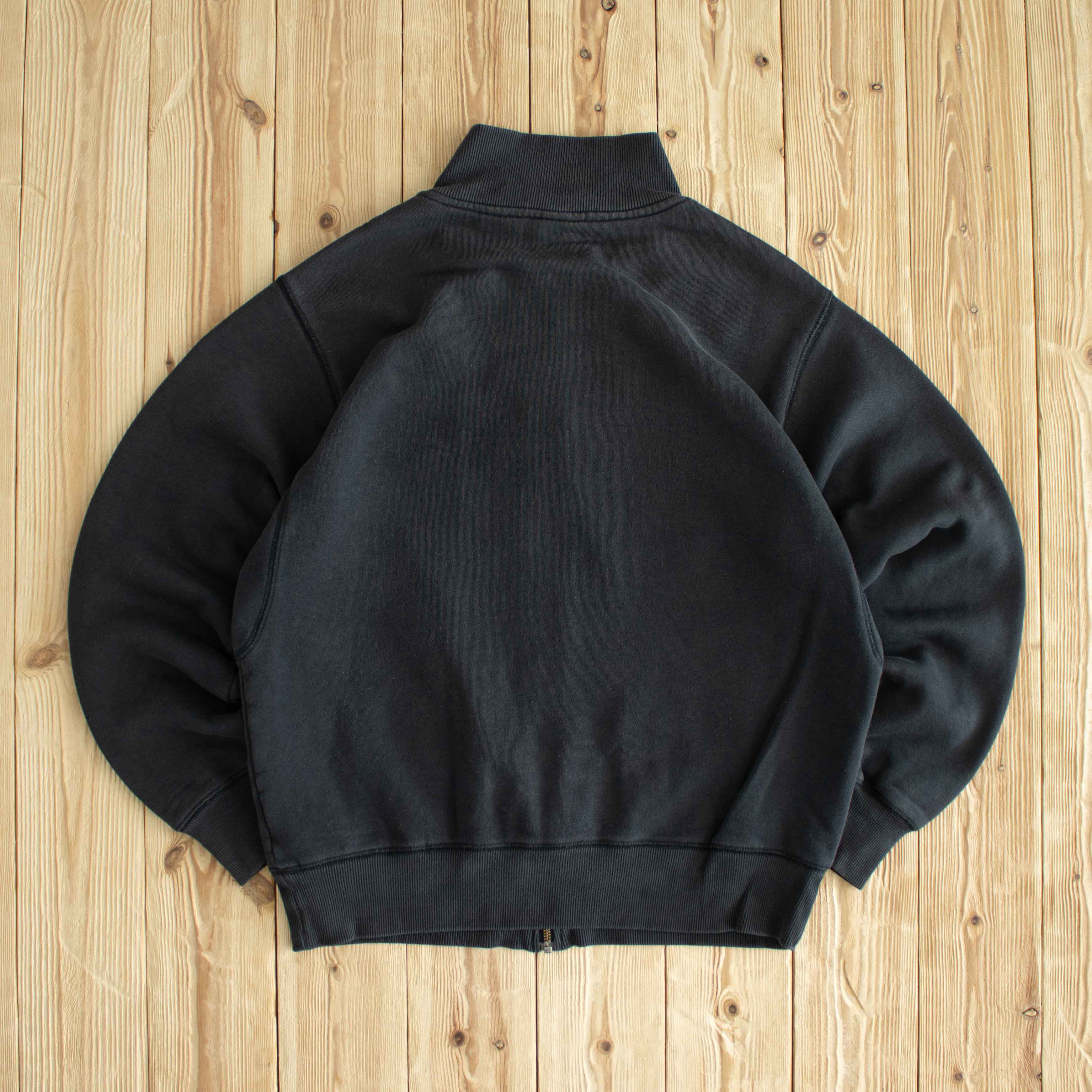 (M) Nike Vintage Essential Embroidered Full-Zip Sweatshirt Black