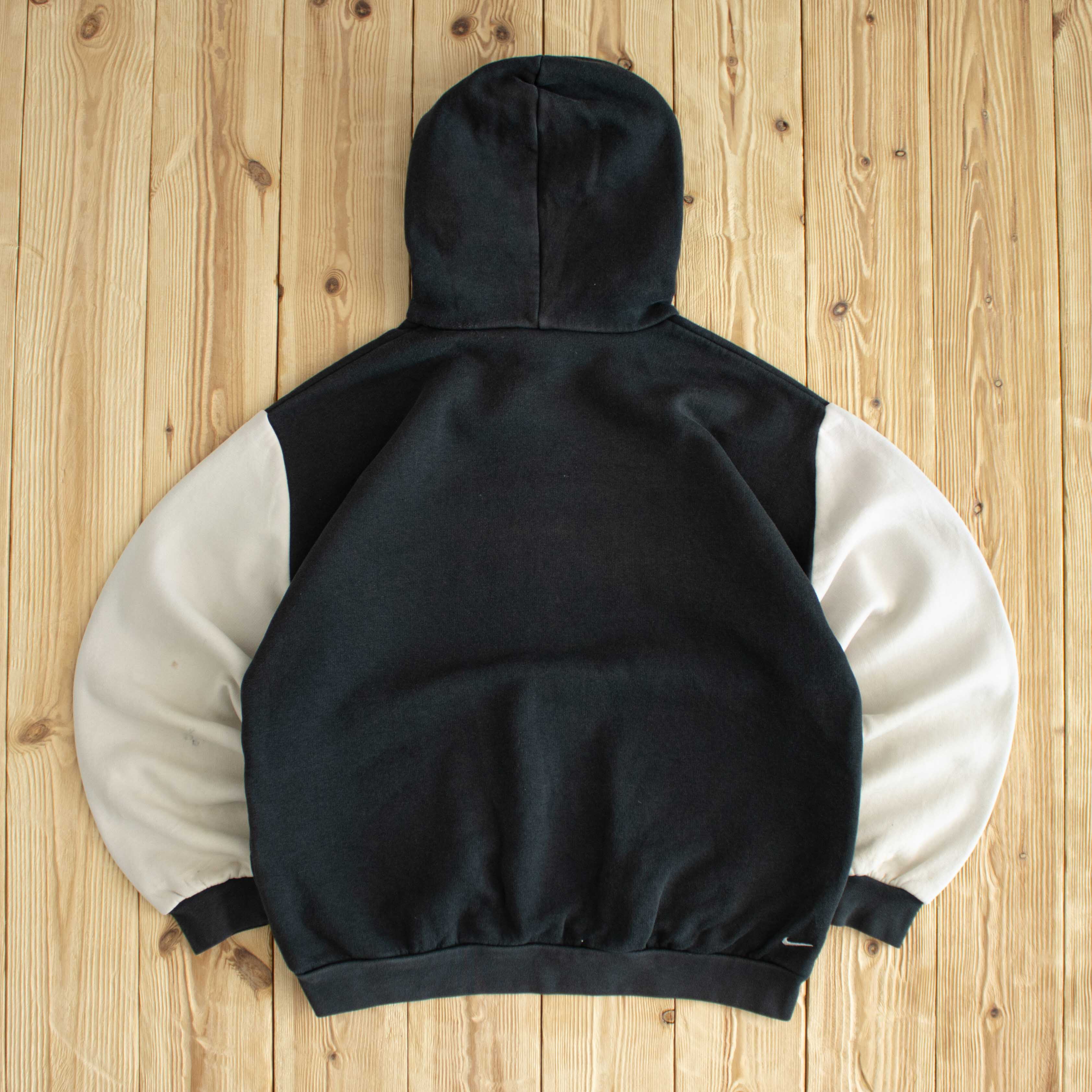 (S) Nike 'Just Do It' Vintage Embroidered Hoodie Black