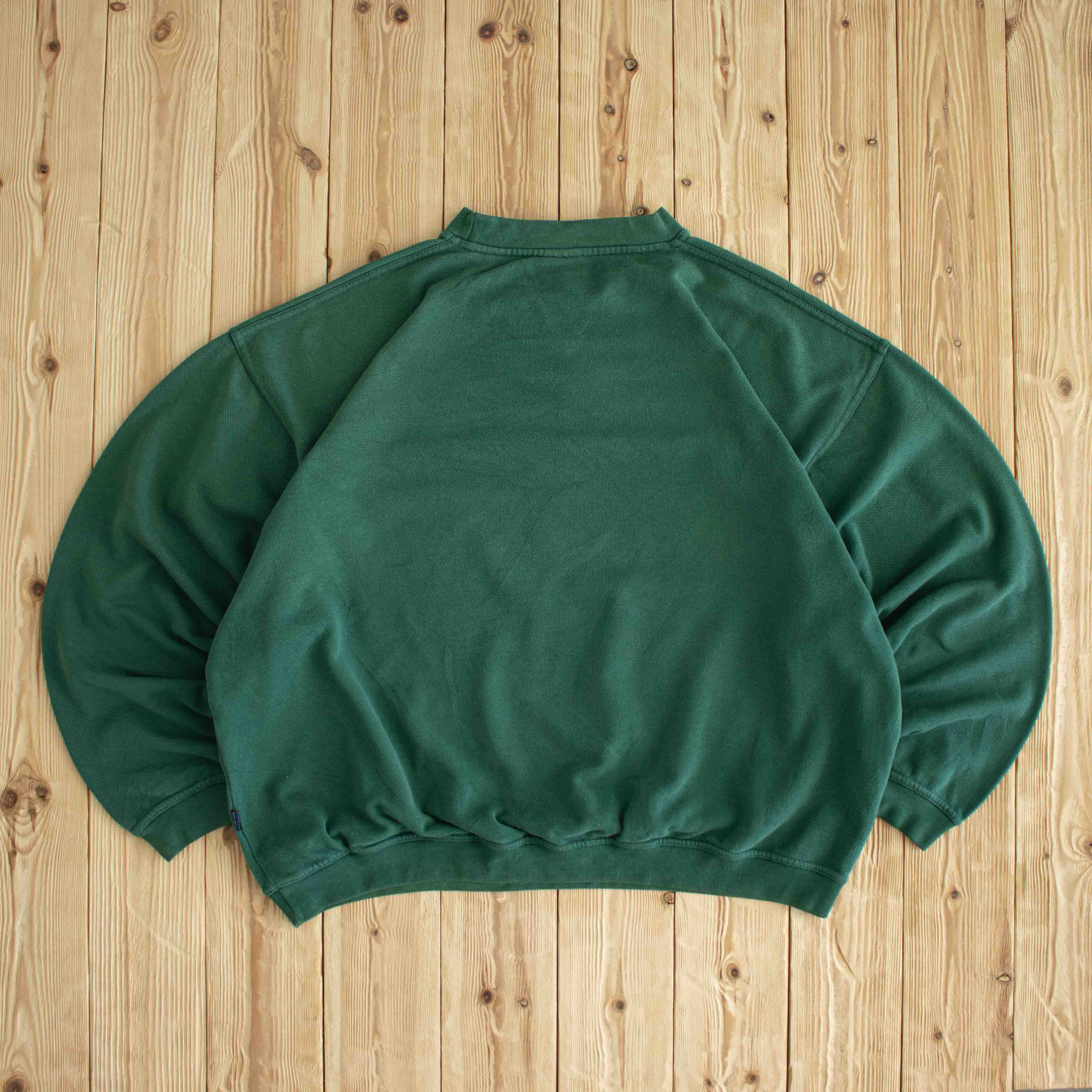 (XL) Reebok Vintage Embroidered Sweatshirt Green