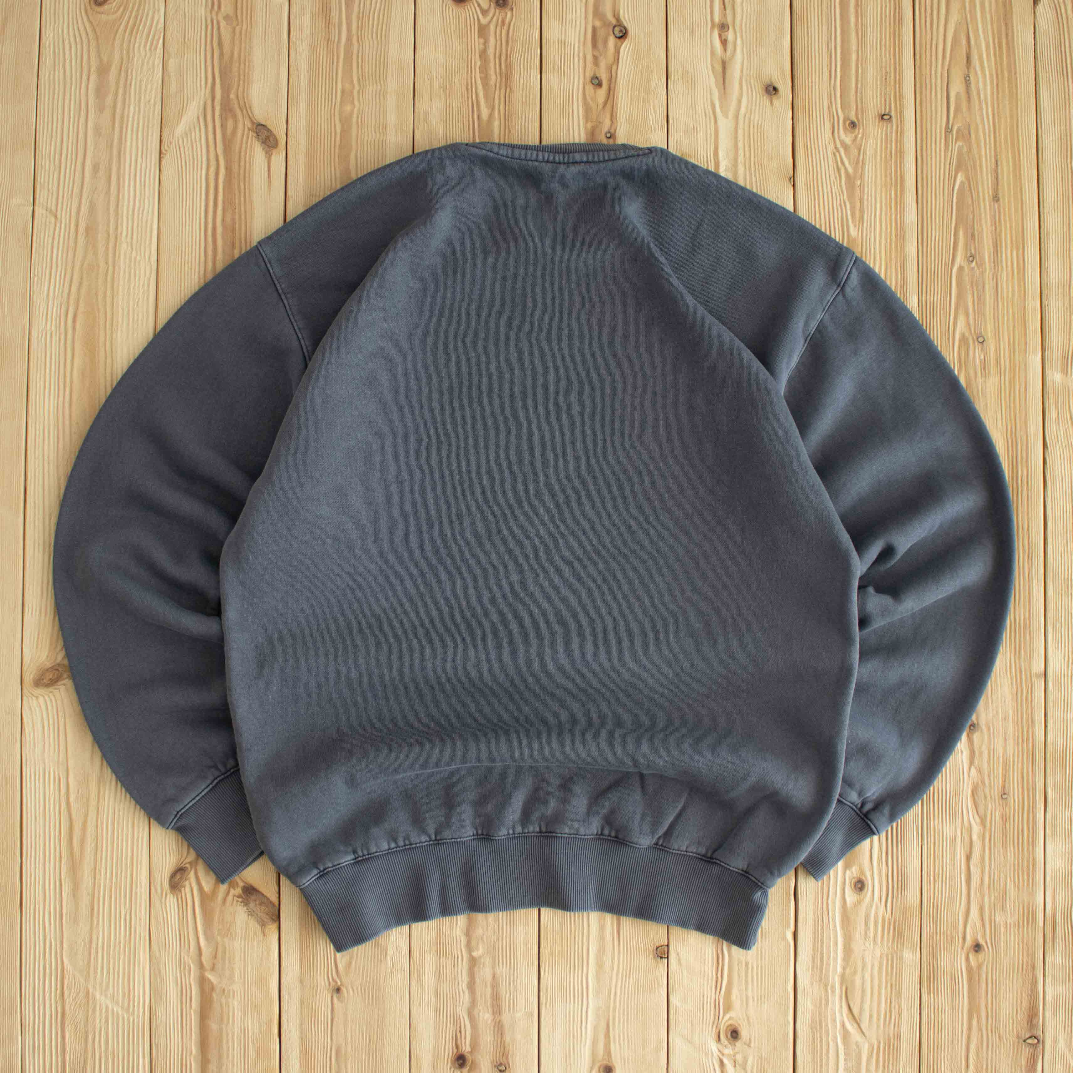 (M/L) Reebok Vintage Embroidered Sweatshirt Gray