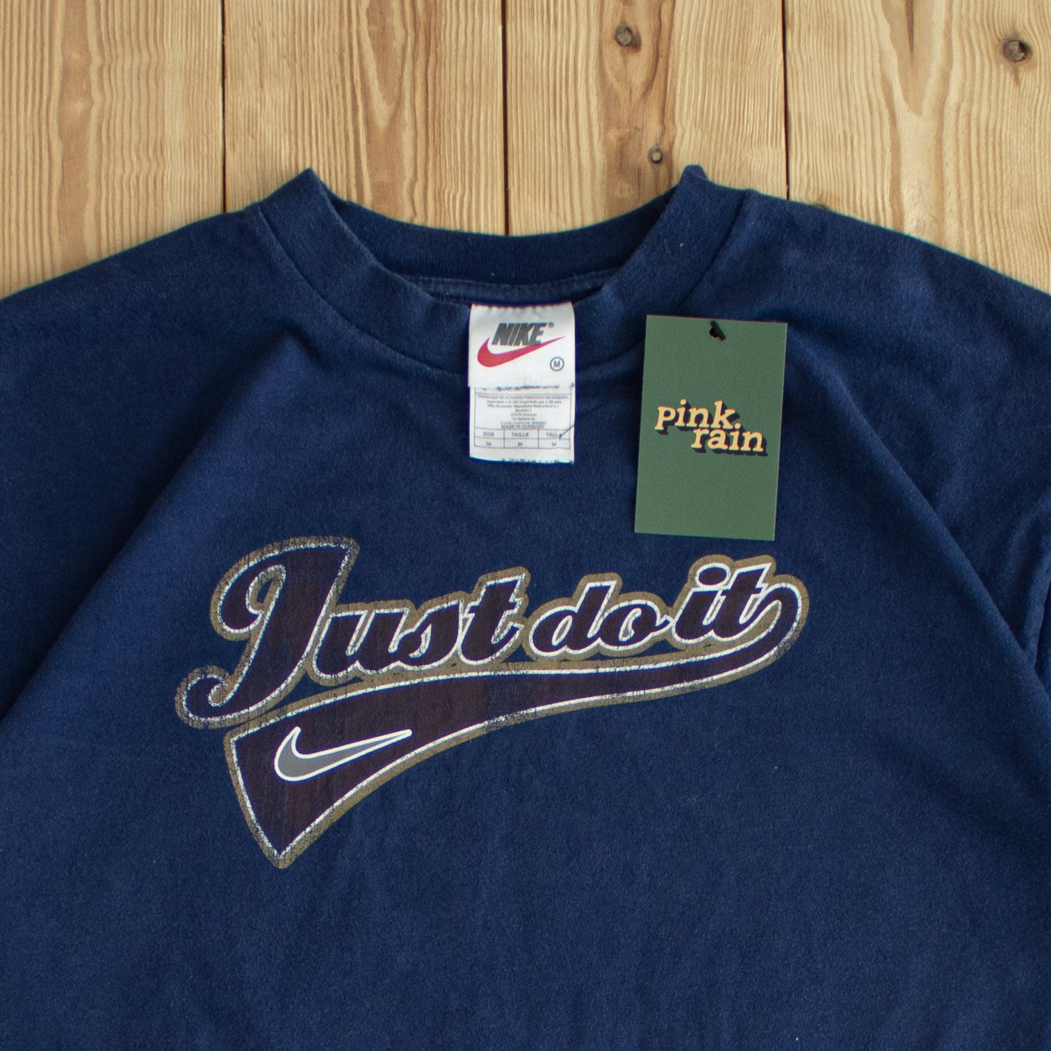 (M) Nike Vintage 'Just Do It' T-Shirt Blue
