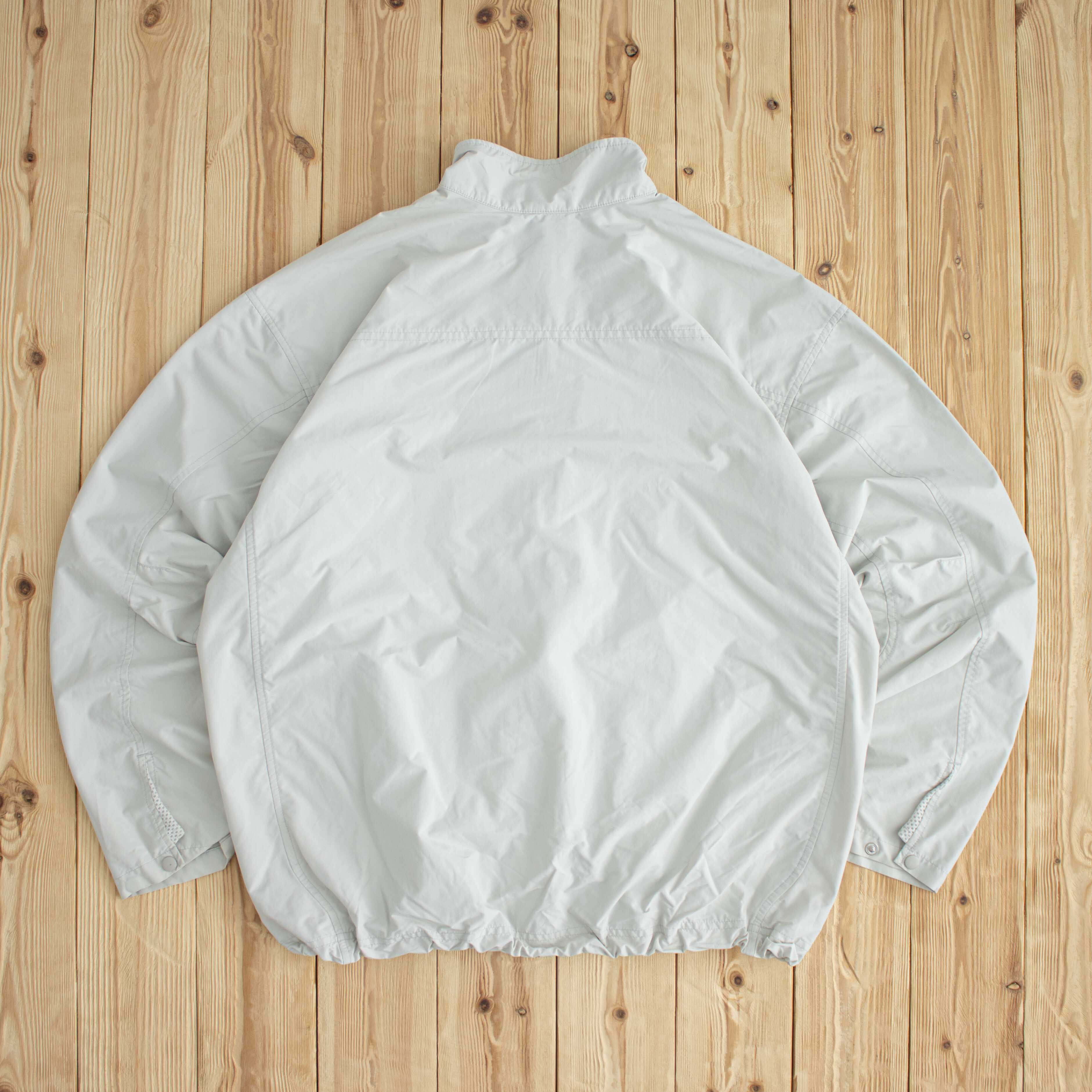 (XL) Nike Mini Swoosh Vintage Embroidered Light Jacket Gray