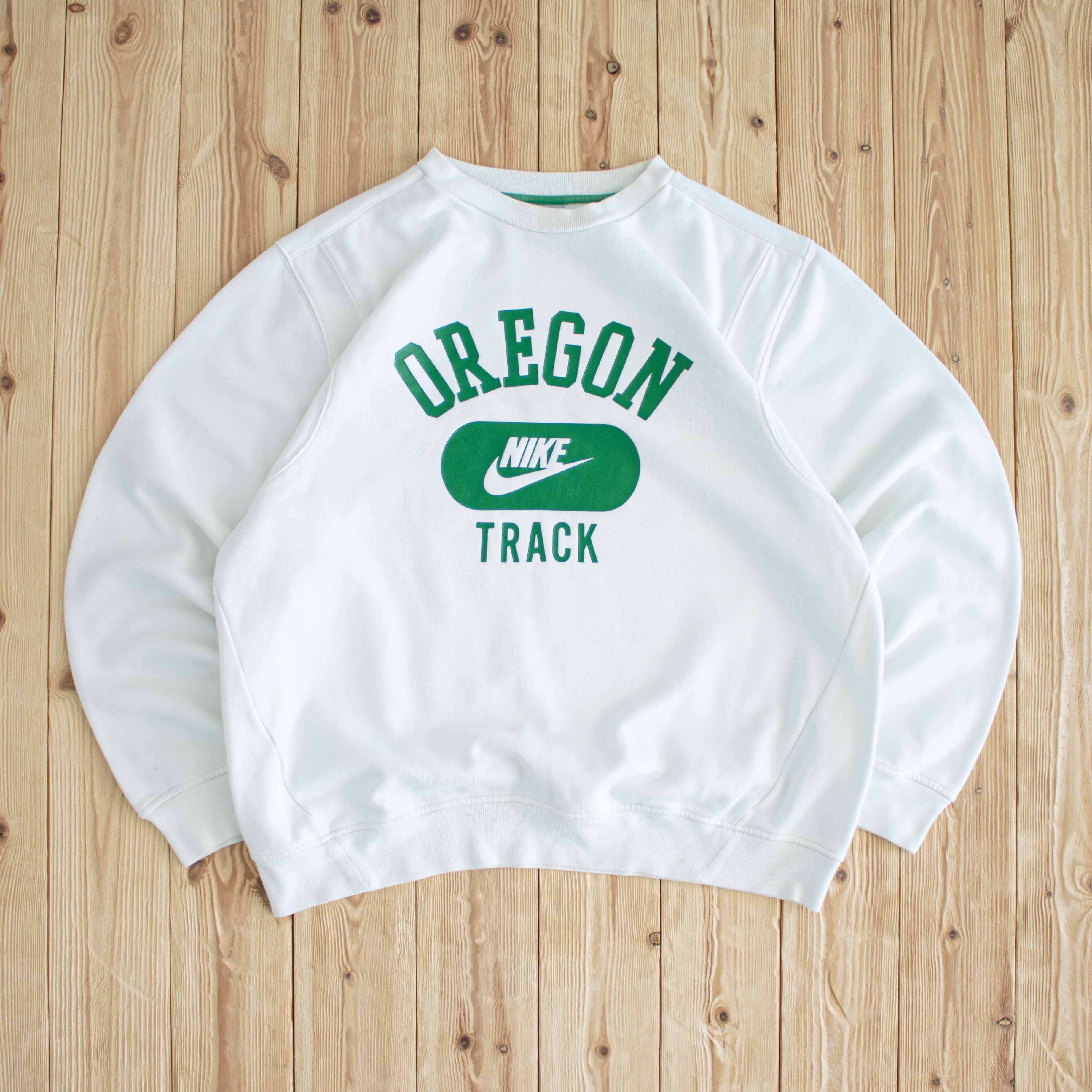 (L) Nike Oregon Track Vintage Sweatshirt White
