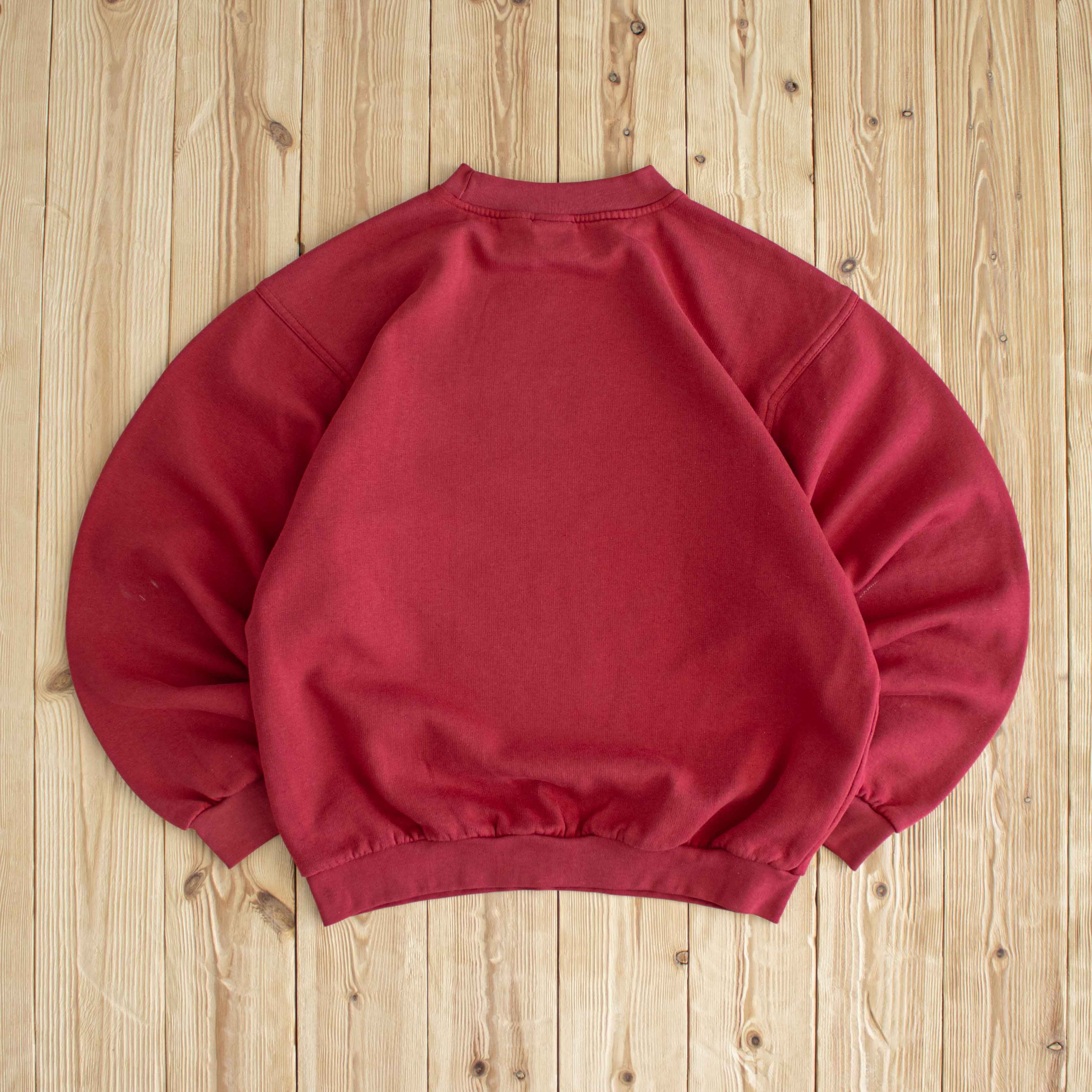 (S/M) Nike Authentic Athletics Vintage Embroidered Sweatshirt Red