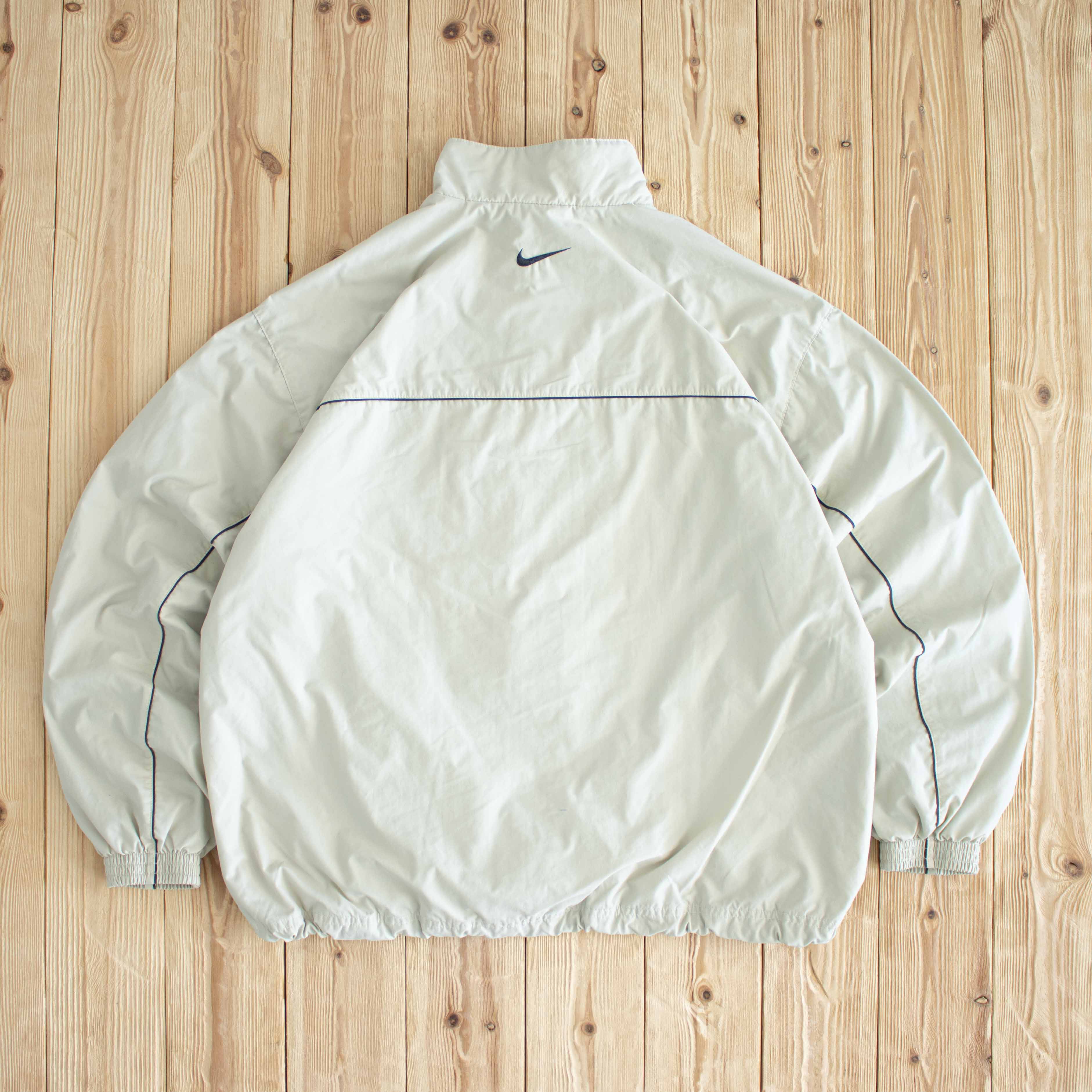 (L/XL) Nike Vintage Embroidered Jacket Beige