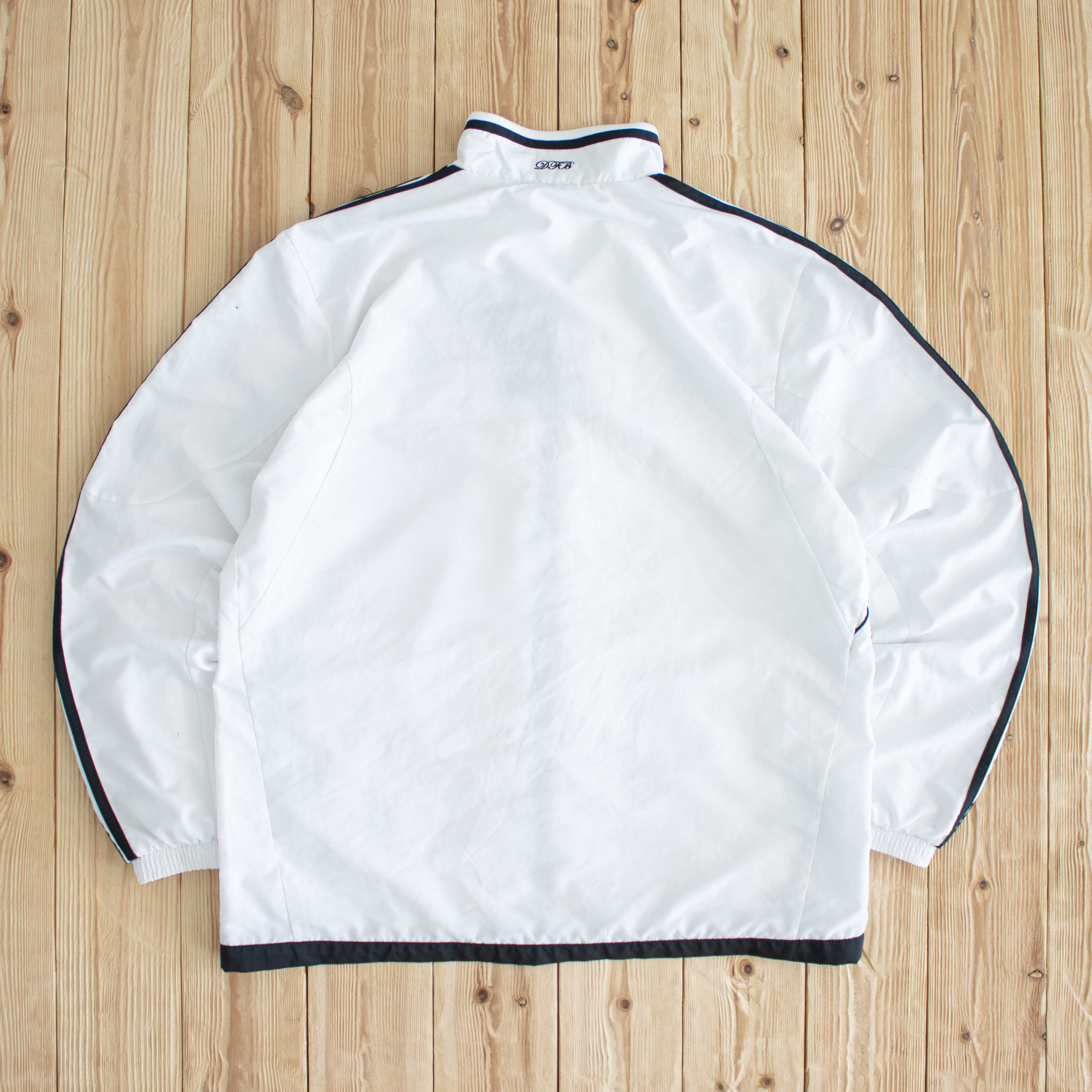 (L) Adidas Deutscher Fussball-Bund Vintage Embroidered Jacket White